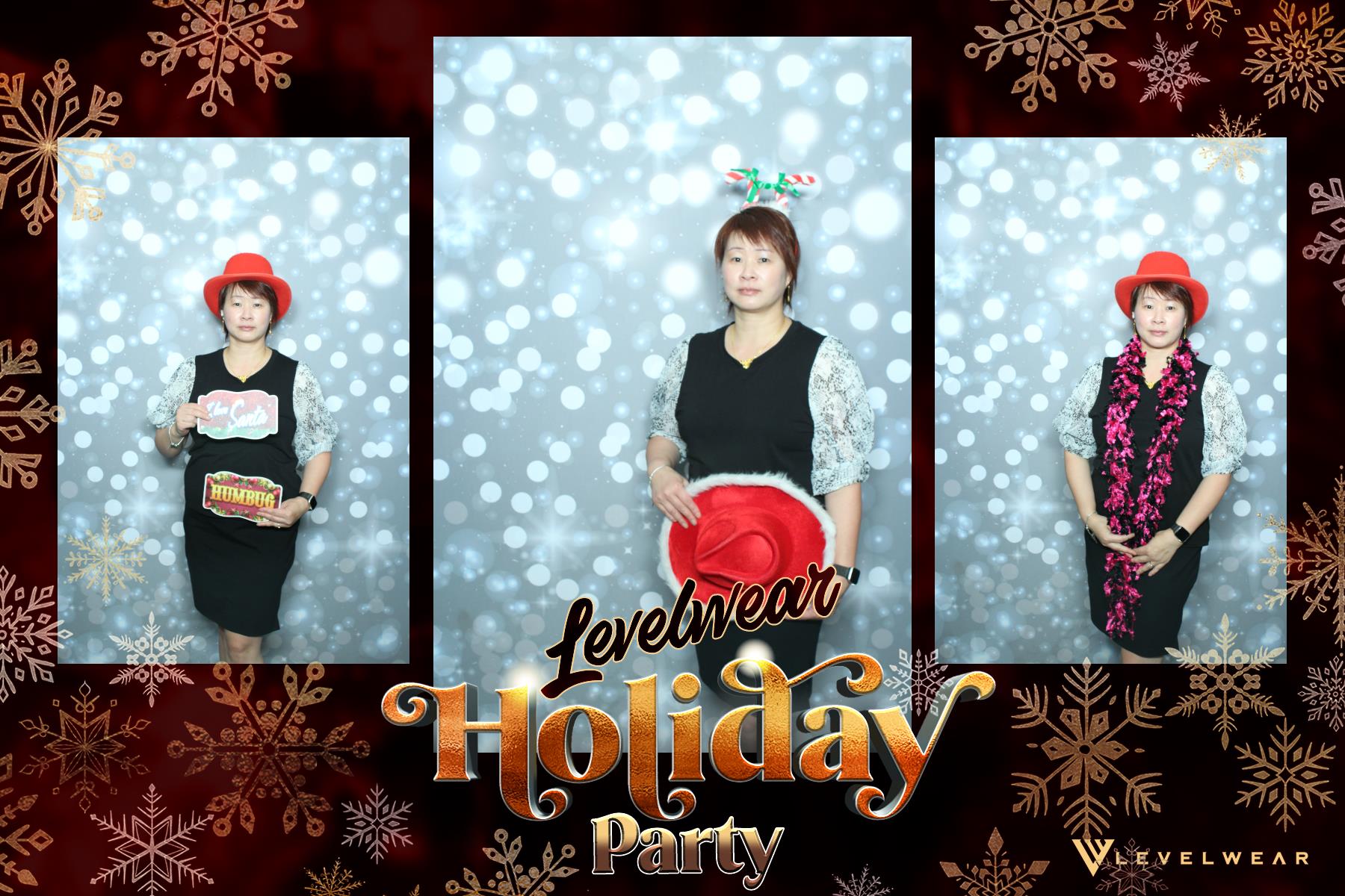 Levelwear Holiday Party | View more photos from the event at gallery.myselfiemirror.ca/u/romanmyselfiemirrorca/Levelwear-Holiday-Party