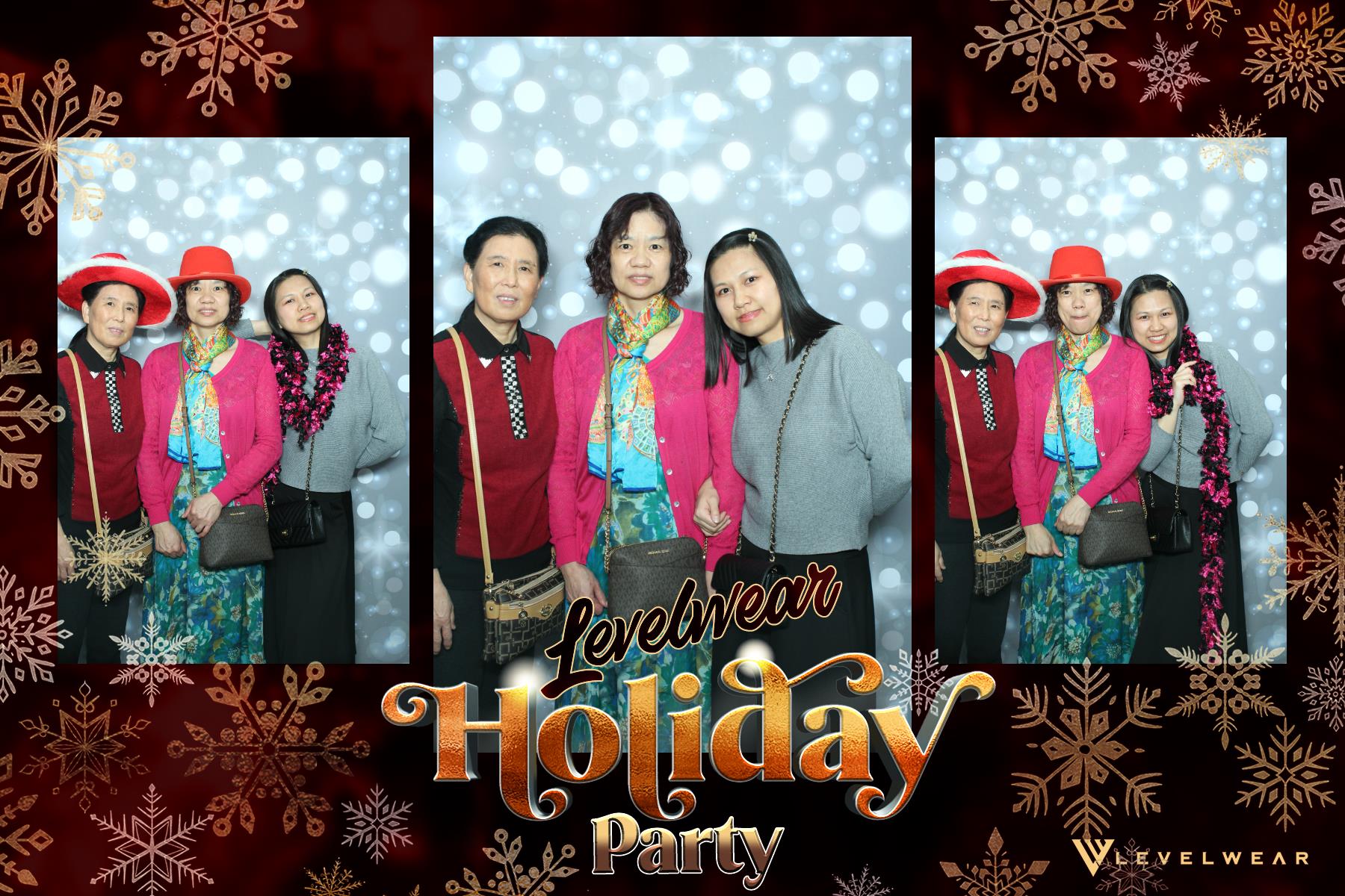 Levelwear Holiday Party | View more photos from the event at gallery.myselfiemirror.ca/u/romanmyselfiemirrorca/Levelwear-Holiday-Party