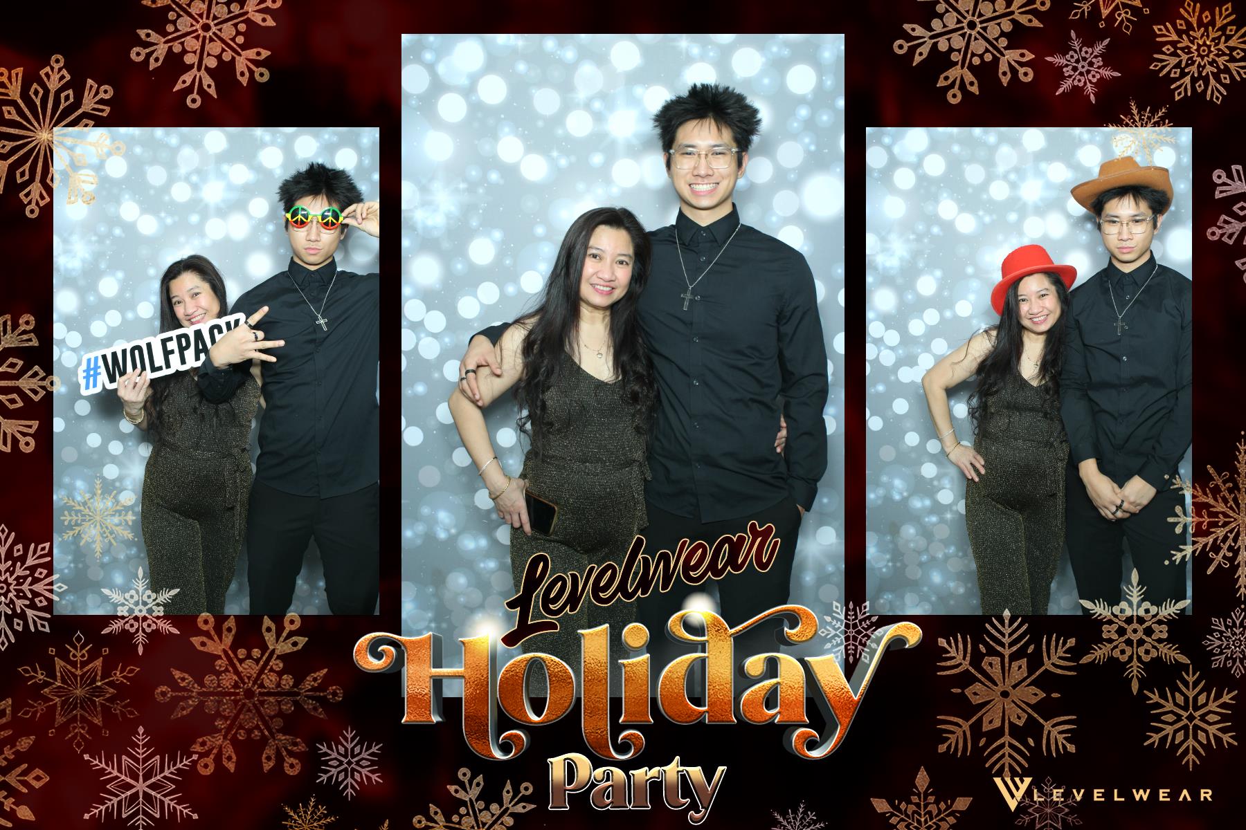 Levelwear Holiday Party | View more photos from the event at gallery.myselfiemirror.ca/u/romanmyselfiemirrorca/Levelwear-Holiday-Party