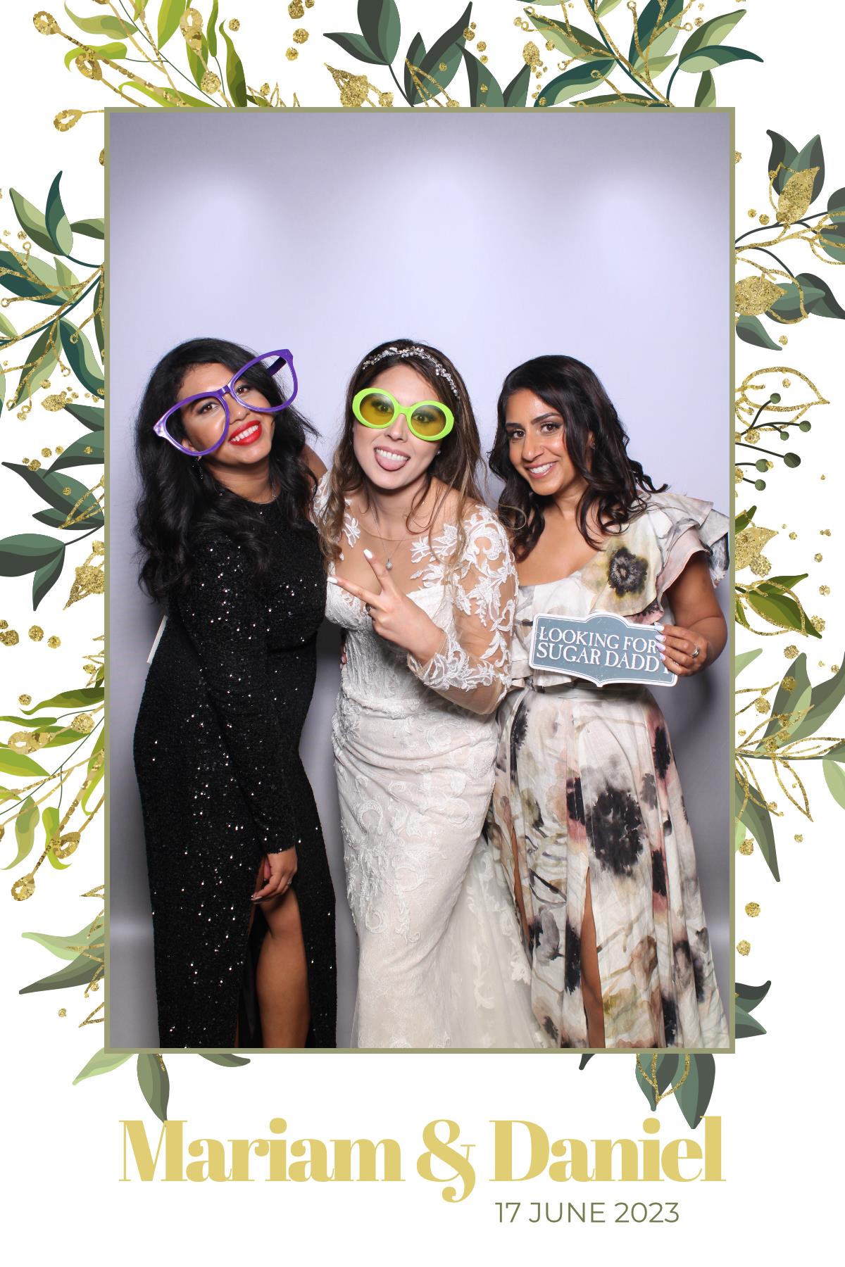 Mariam & Daniel  | View more photos from the event at gallery.myselfiemirror.ca/u/romanmyselfiemirrorca/Mariam-Daniel