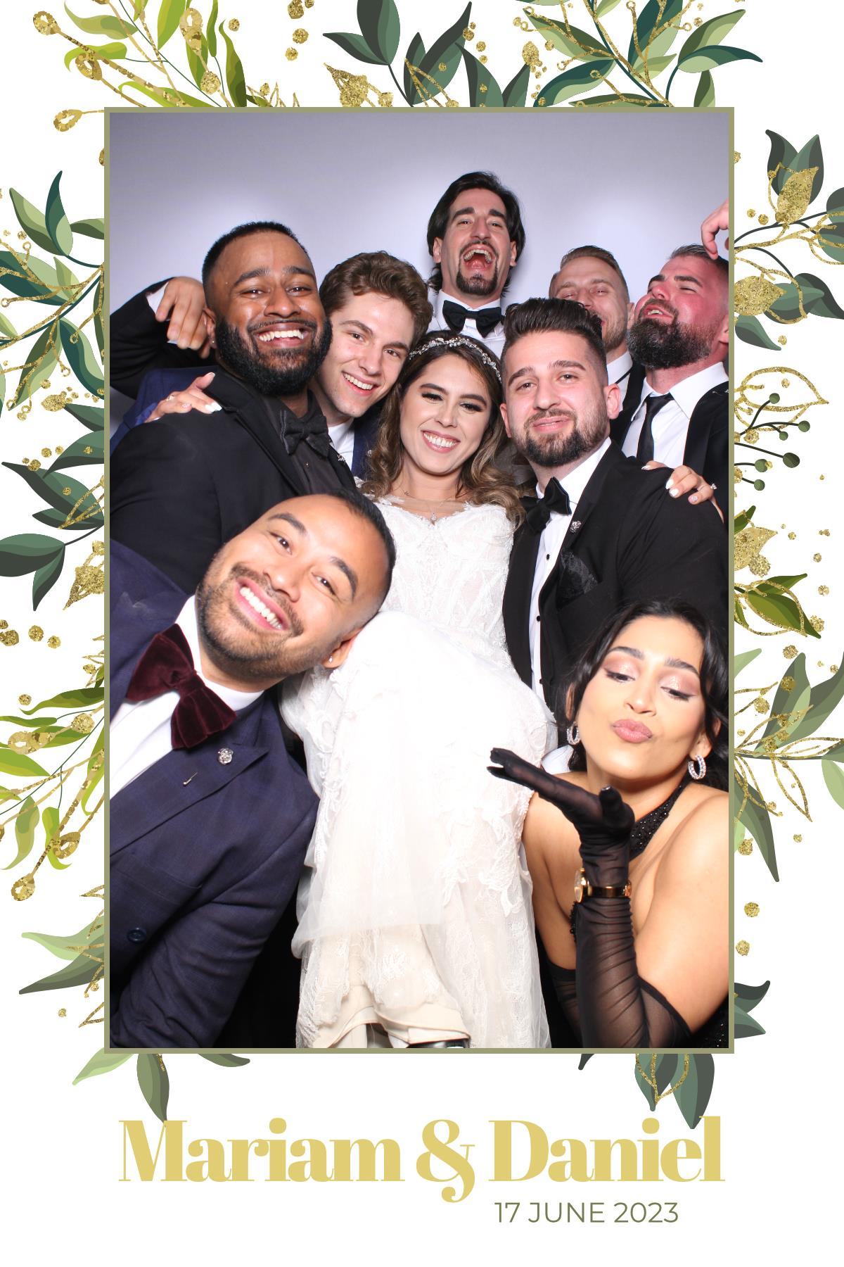 Mariam & Daniel  | View more photos from the event at gallery.myselfiemirror.ca/u/romanmyselfiemirrorca/Mariam-Daniel