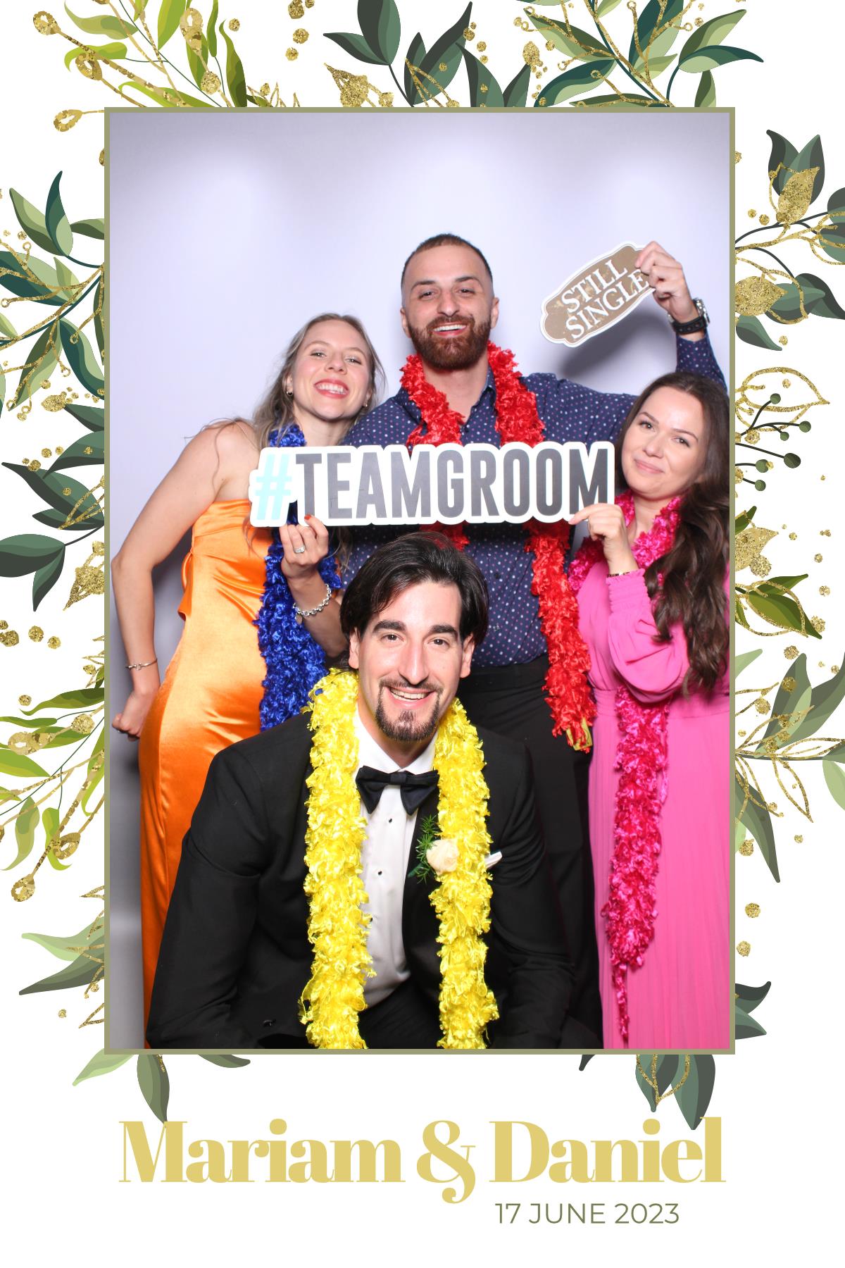 Mariam & Daniel  | View more photos from the event at gallery.myselfiemirror.ca/u/romanmyselfiemirrorca/Mariam-Daniel