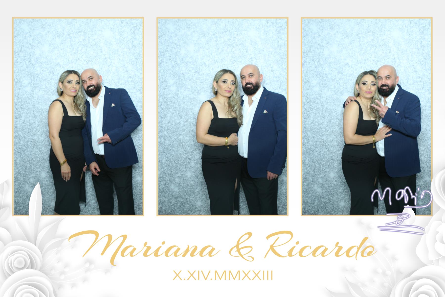 Mariana & Ricardo  | View more photos from the event at gallery.myselfiemirror.ca/u/romanmyselfiemirrorca/Mariana-Ricardo