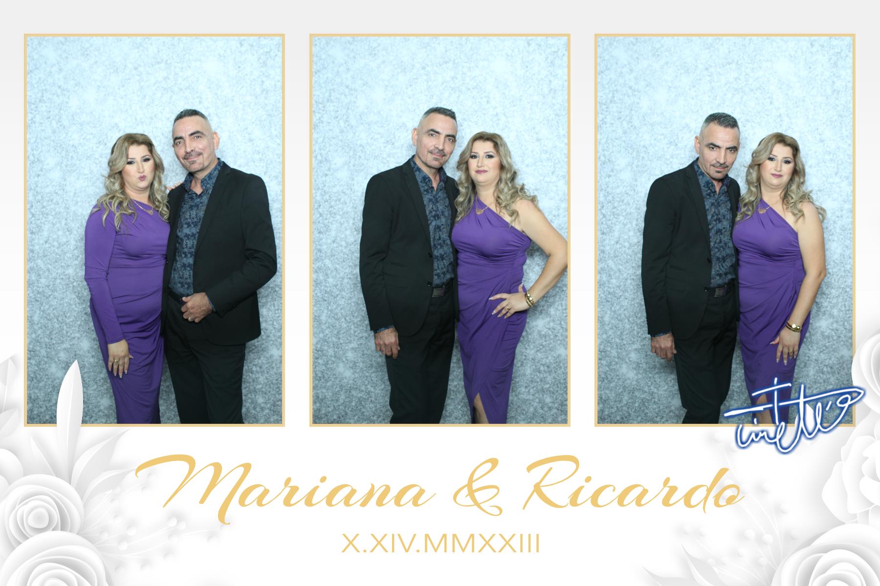 Mariana & Ricardo  | View more photos from the event at gallery.myselfiemirror.ca/u/romanmyselfiemirrorca/Mariana-Ricardo