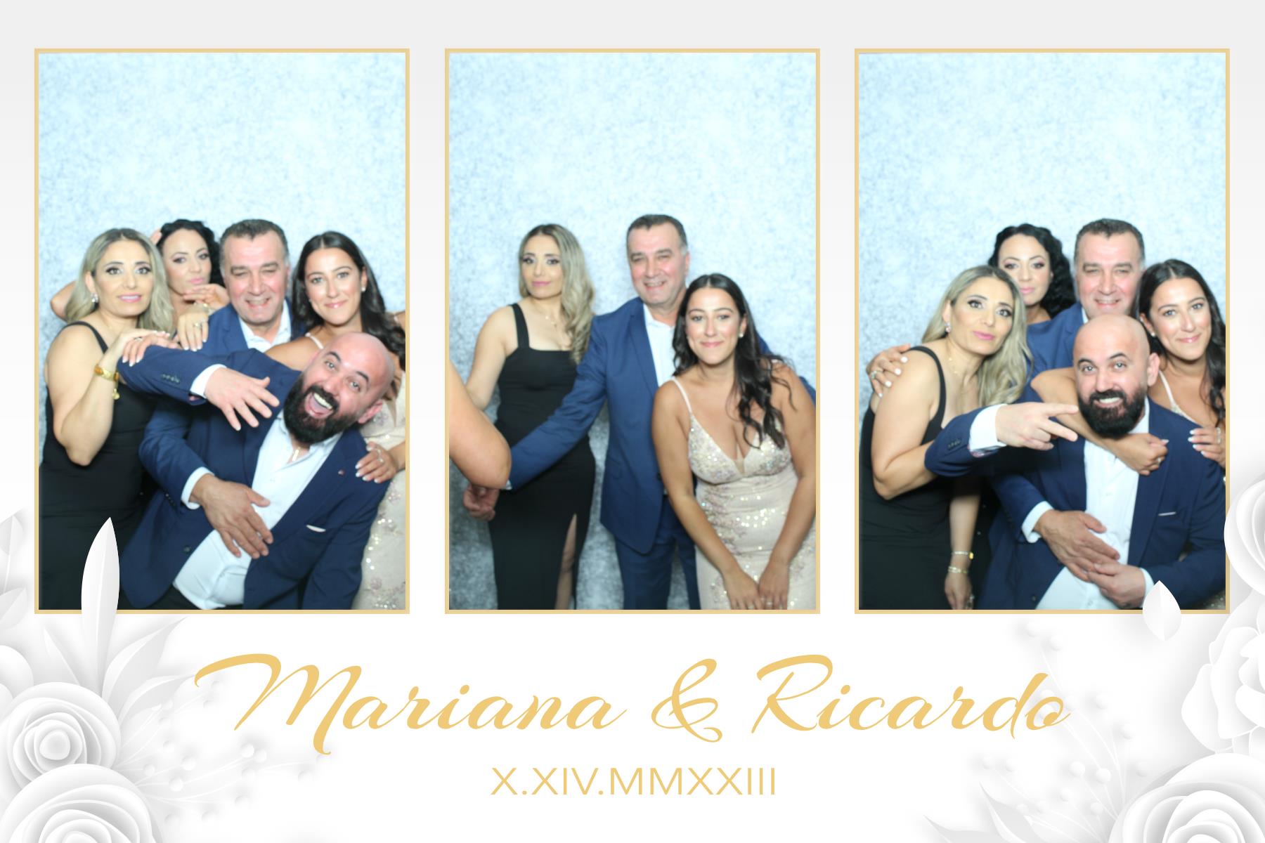 Mariana & Ricardo  | View more photos from the event at gallery.myselfiemirror.ca/u/romanmyselfiemirrorca/Mariana-Ricardo