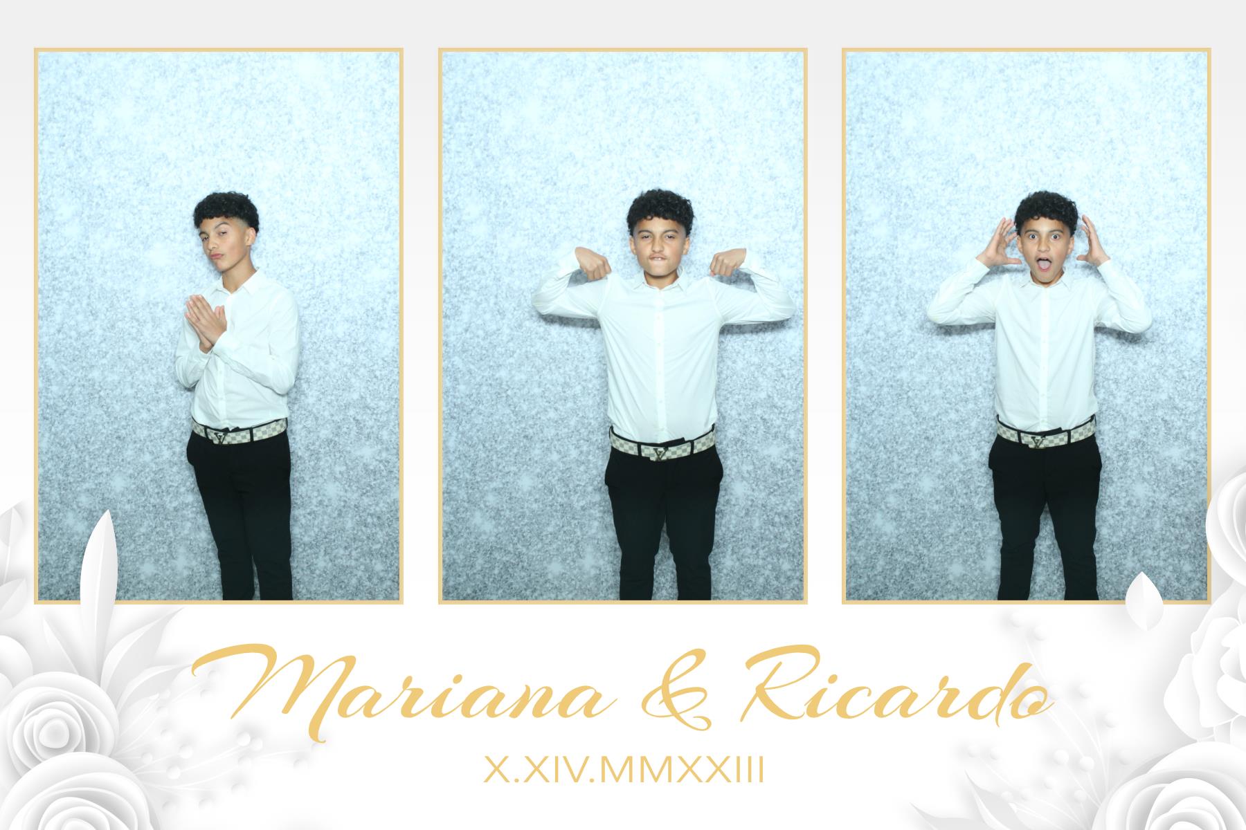 Mariana & Ricardo  | View more photos from the event at gallery.myselfiemirror.ca/u/romanmyselfiemirrorca/Mariana-Ricardo