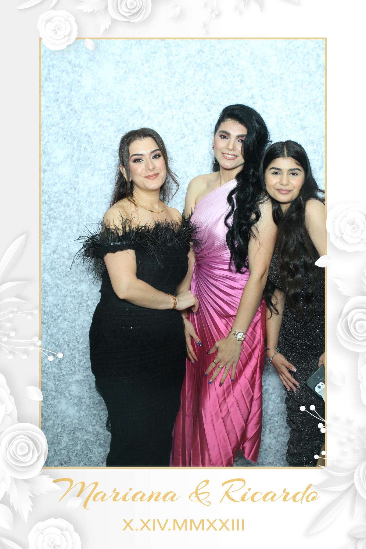 Mariana & Ricardo  | View more photos from the event at gallery.myselfiemirror.ca/u/romanmyselfiemirrorca/Mariana-Ricardo