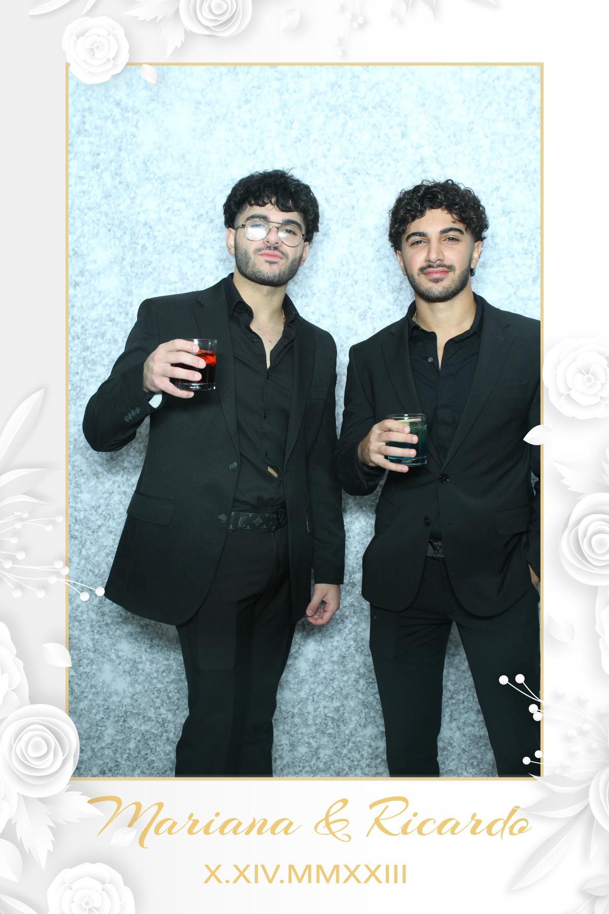 Mariana & Ricardo  | View more photos from the event at gallery.myselfiemirror.ca/u/romanmyselfiemirrorca/Mariana-Ricardo