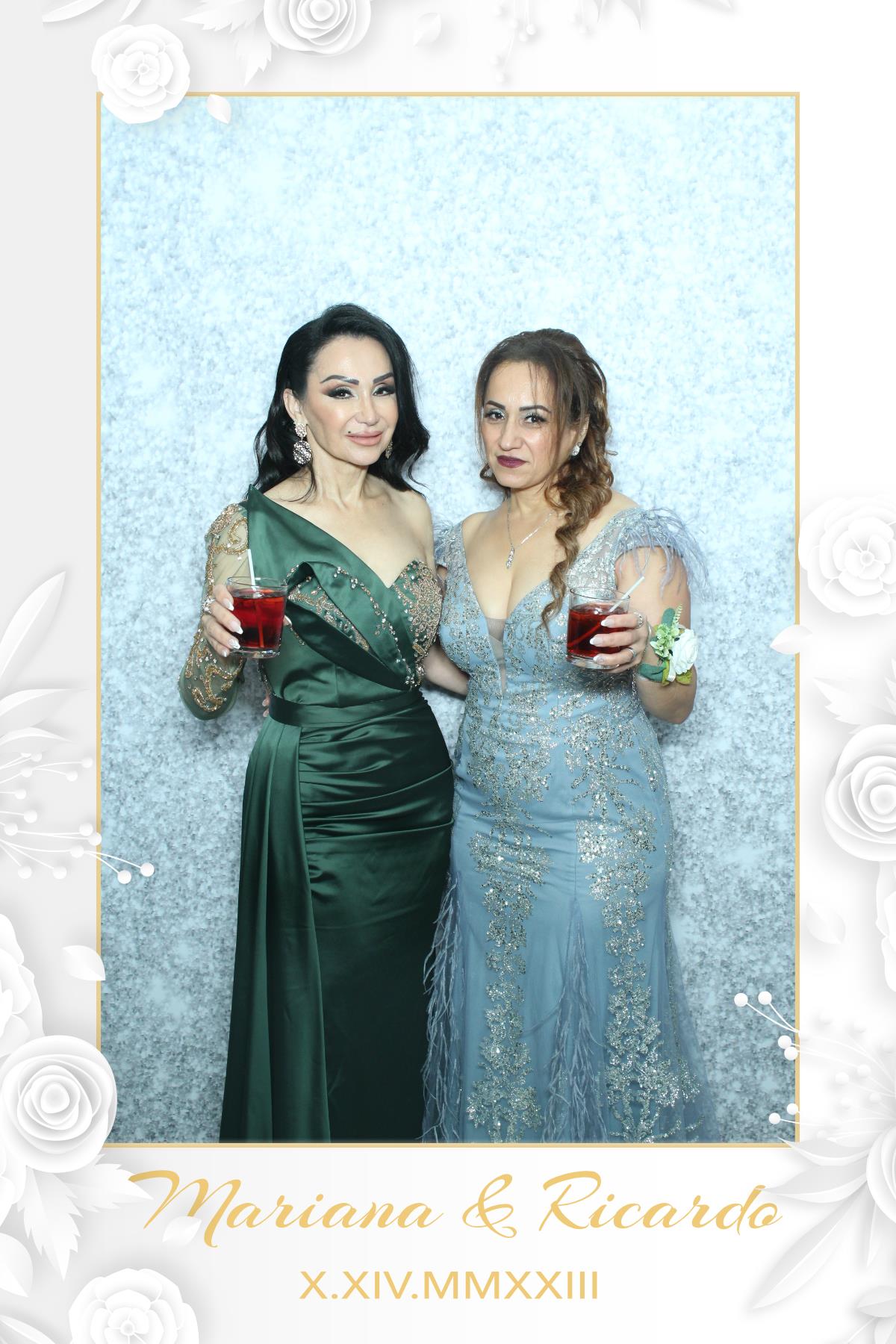 Mariana & Ricardo  | View more photos from the event at gallery.myselfiemirror.ca/u/romanmyselfiemirrorca/Mariana-Ricardo