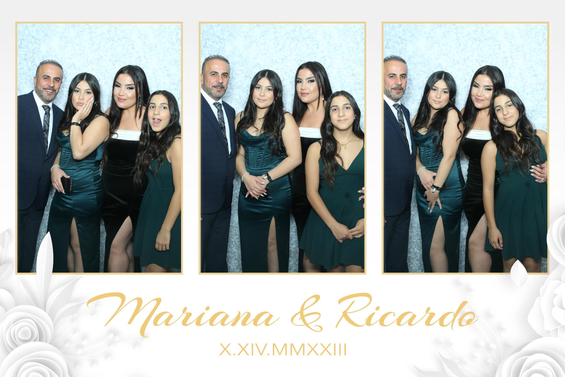 Mariana & Ricardo  | View more photos from the event at gallery.myselfiemirror.ca/u/romanmyselfiemirrorca/Mariana-Ricardo
