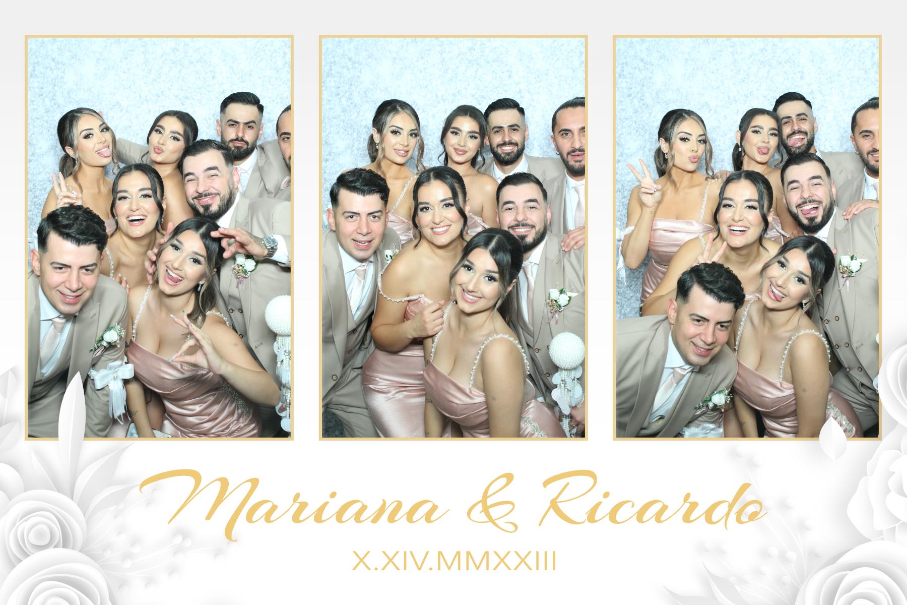 Mariana & Ricardo  | View more photos from the event at gallery.myselfiemirror.ca/u/romanmyselfiemirrorca/Mariana-Ricardo