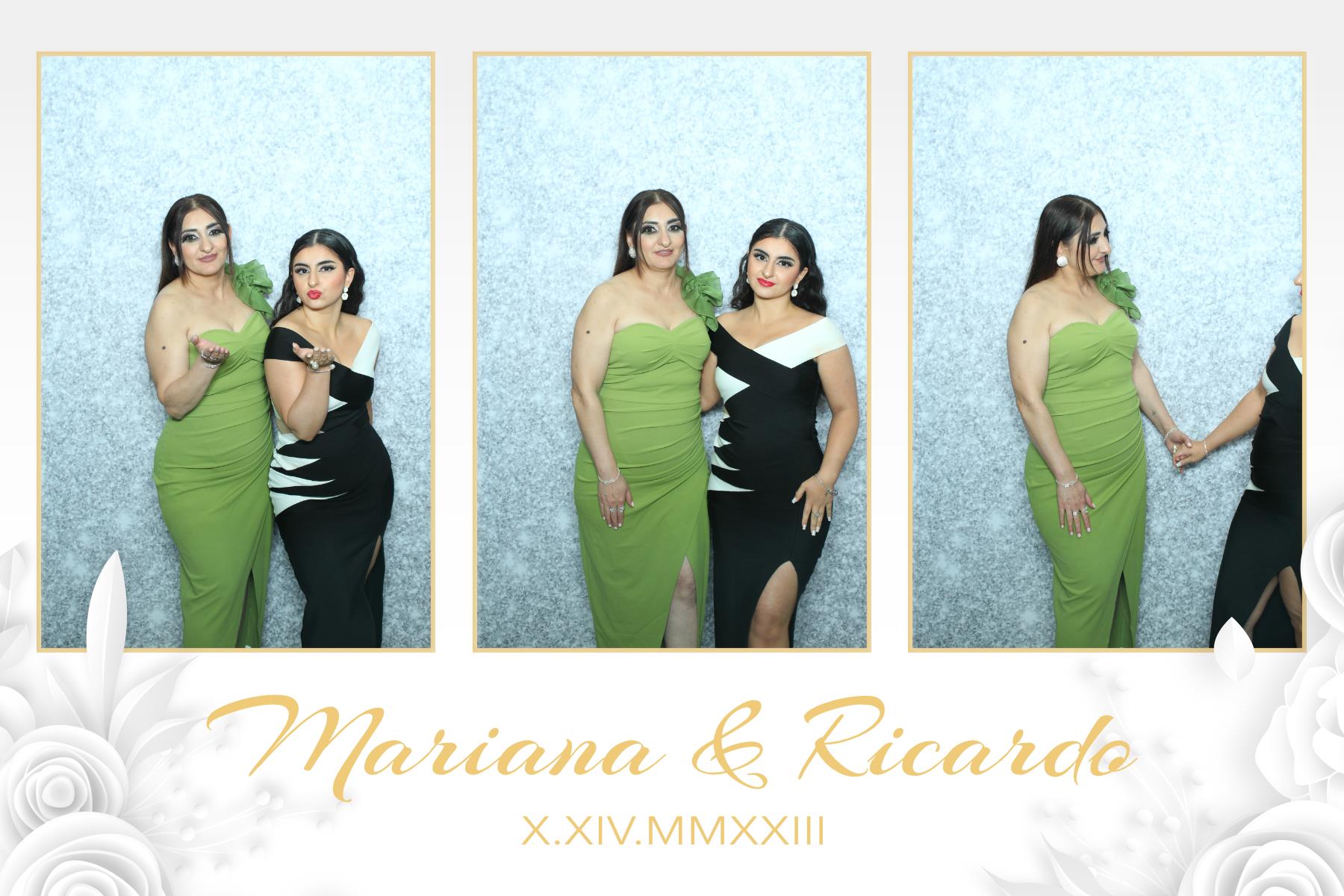 Mariana & Ricardo  | View more photos from the event at gallery.myselfiemirror.ca/u/romanmyselfiemirrorca/Mariana-Ricardo