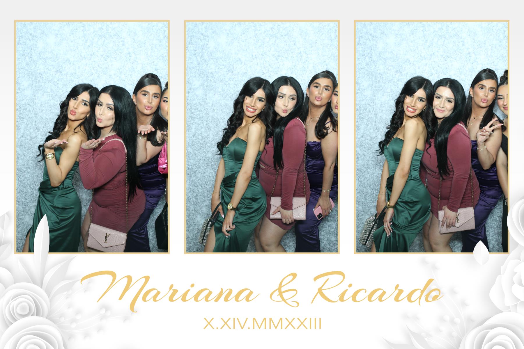 Mariana & Ricardo  | View more photos from the event at gallery.myselfiemirror.ca/u/romanmyselfiemirrorca/Mariana-Ricardo