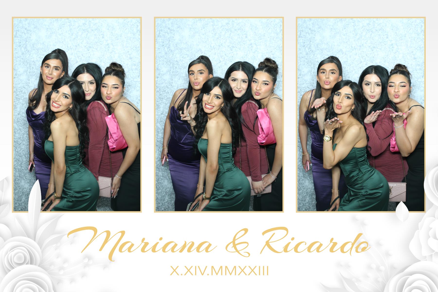 Mariana & Ricardo  | View more photos from the event at gallery.myselfiemirror.ca/u/romanmyselfiemirrorca/Mariana-Ricardo