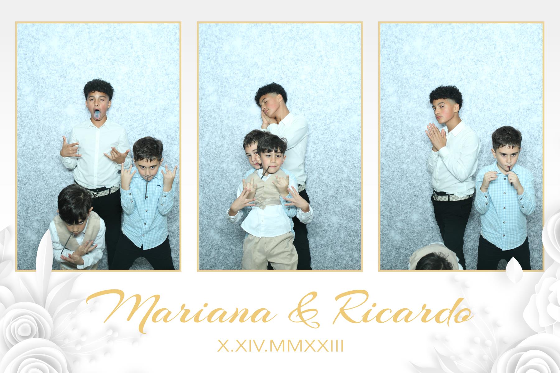 Mariana & Ricardo  | View more photos from the event at gallery.myselfiemirror.ca/u/romanmyselfiemirrorca/Mariana-Ricardo