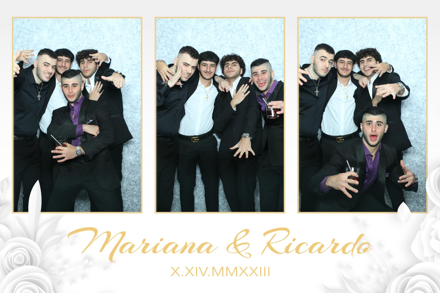 Mariana & Ricardo  | View more photos from the event at gallery.myselfiemirror.ca/u/romanmyselfiemirrorca/Mariana-Ricardo