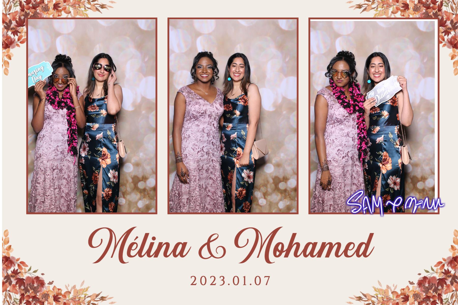 Melina & Mohamed | View more photos from the event at gallery.myselfiemirror.ca/u/romanmyselfiemirrorca/Melina-Mohamed