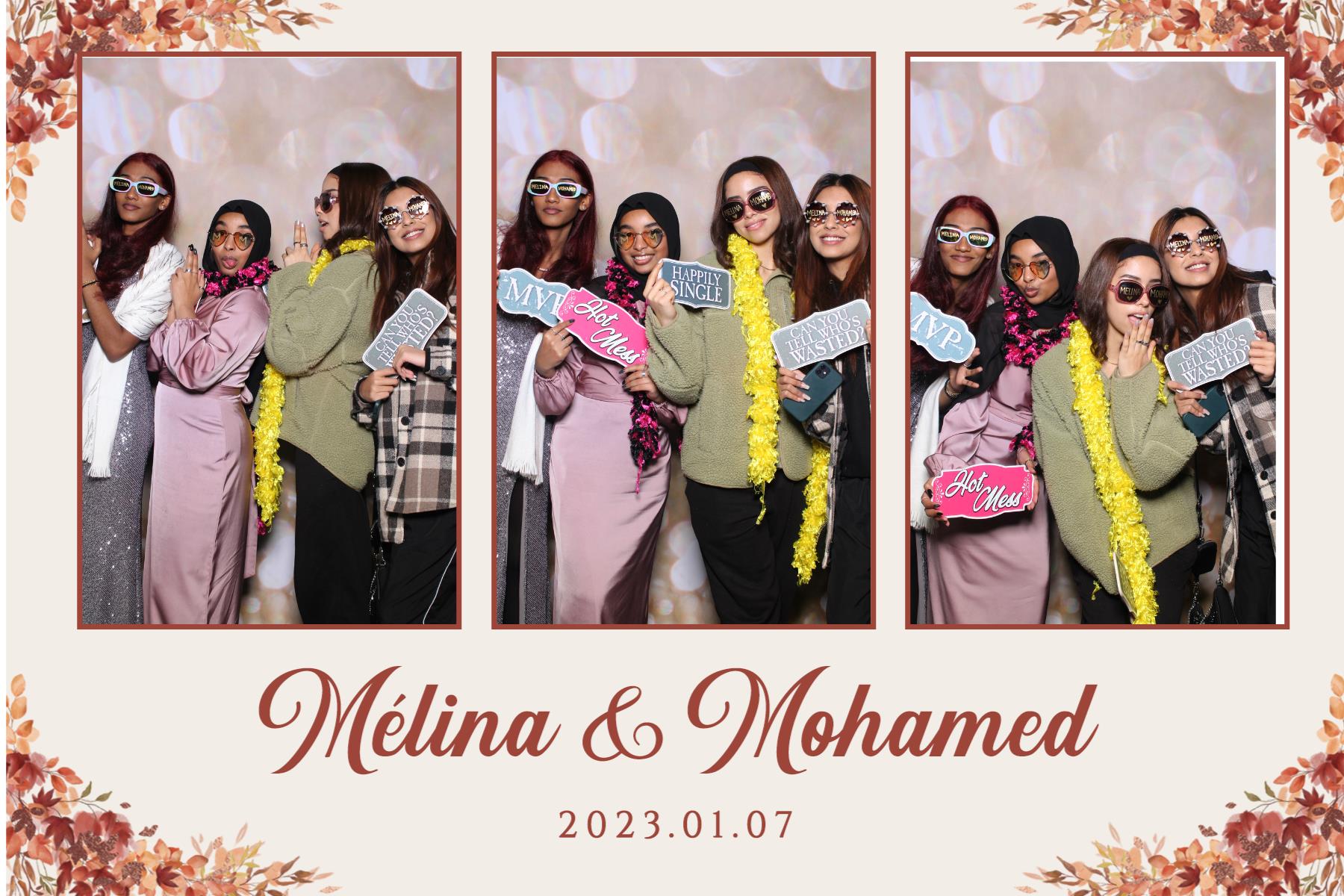 Melina & Mohamed | View more photos from the event at gallery.myselfiemirror.ca/u/romanmyselfiemirrorca/Melina-Mohamed