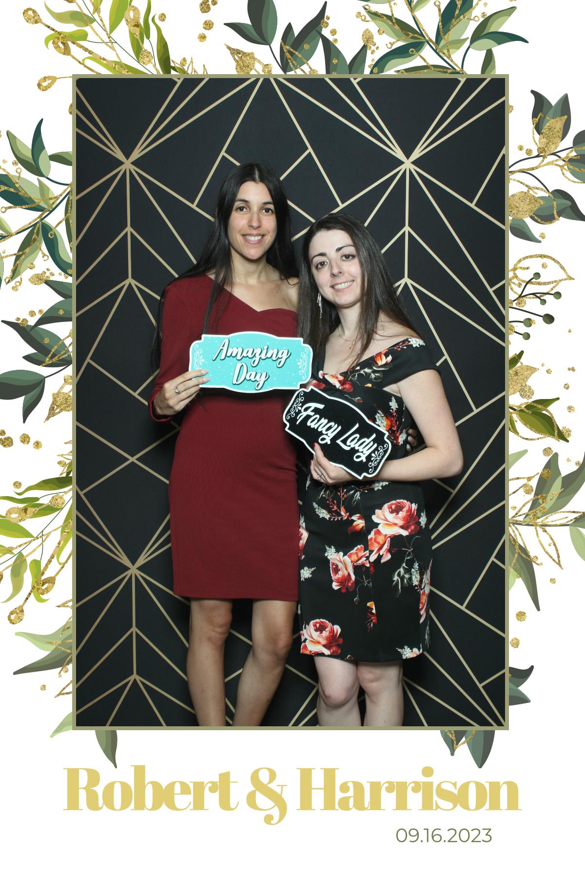 Robert & Harrison | View more photos from the event at gallery.myselfiemirror.ca/u/romanmyselfiemirrorca/Robert-Harrison