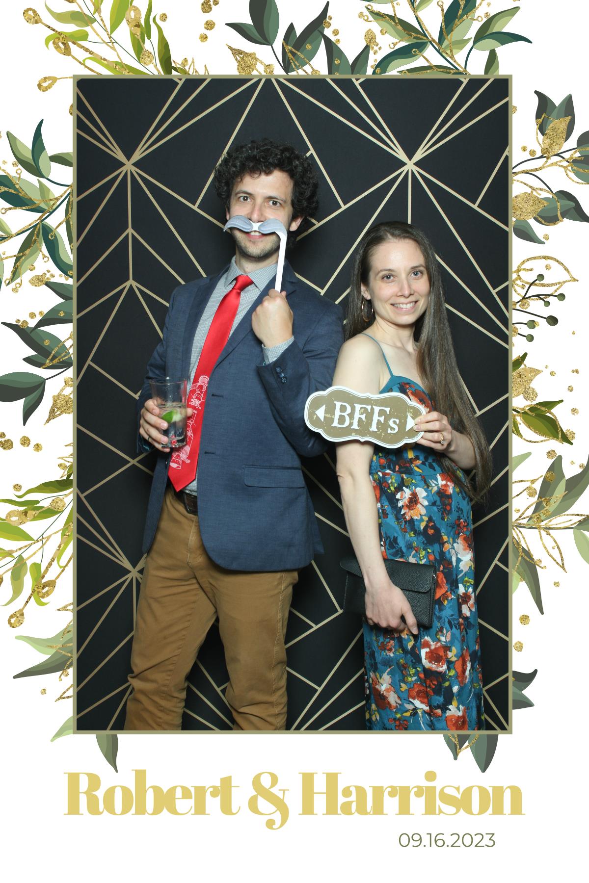 Robert & Harrison | View more photos from the event at gallery.myselfiemirror.ca/u/romanmyselfiemirrorca/Robert-Harrison
