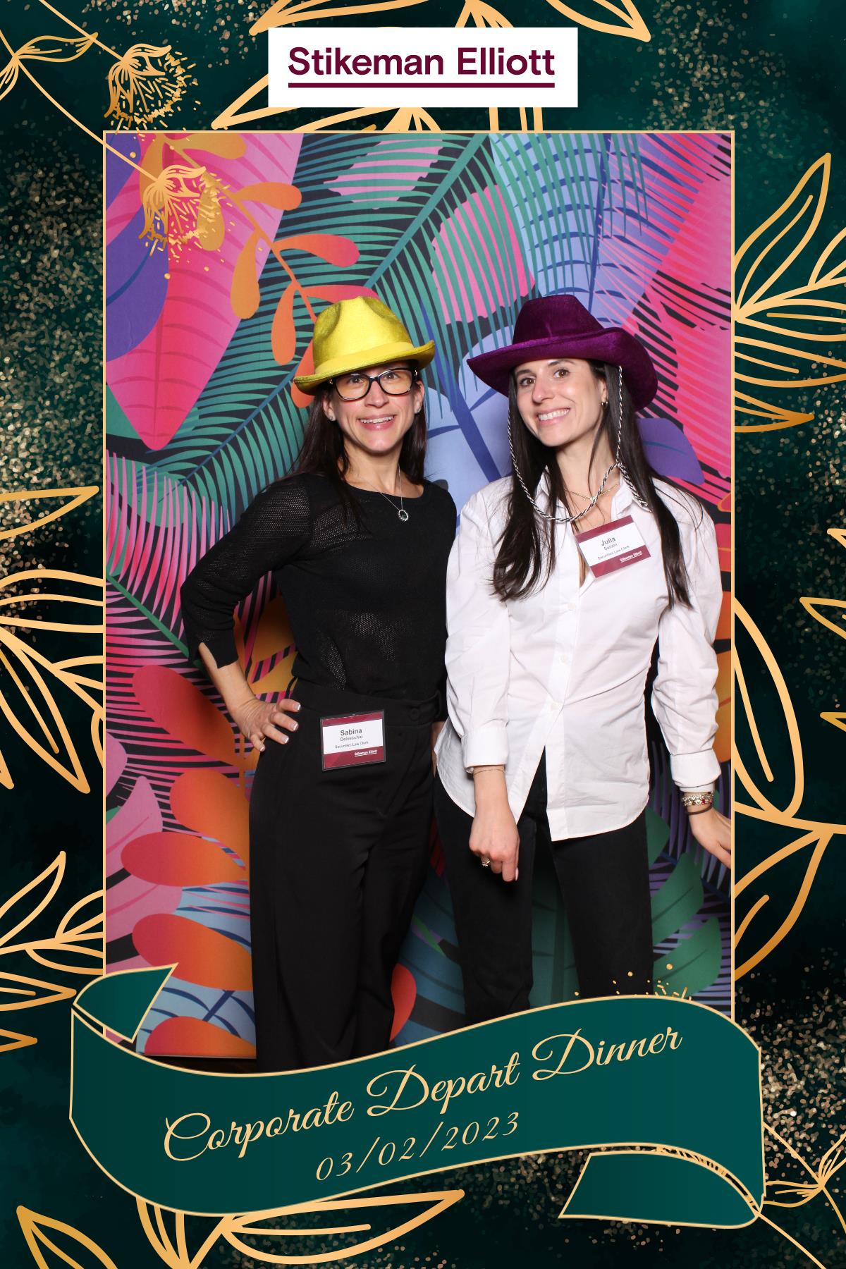 Stikeman Elliott Corporate Dinner | View more photos from the event at gallery.myselfiemirror.ca/u/romanmyselfiemirrorca/Stikeman-Elliott-Corporate-Dinner