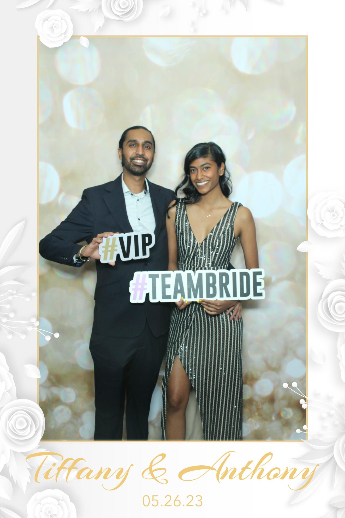 Tiffany & Anthony | View more photos from the event at gallery.myselfiemirror.ca/u/romanmyselfiemirrorca/Tiffany-Anthony