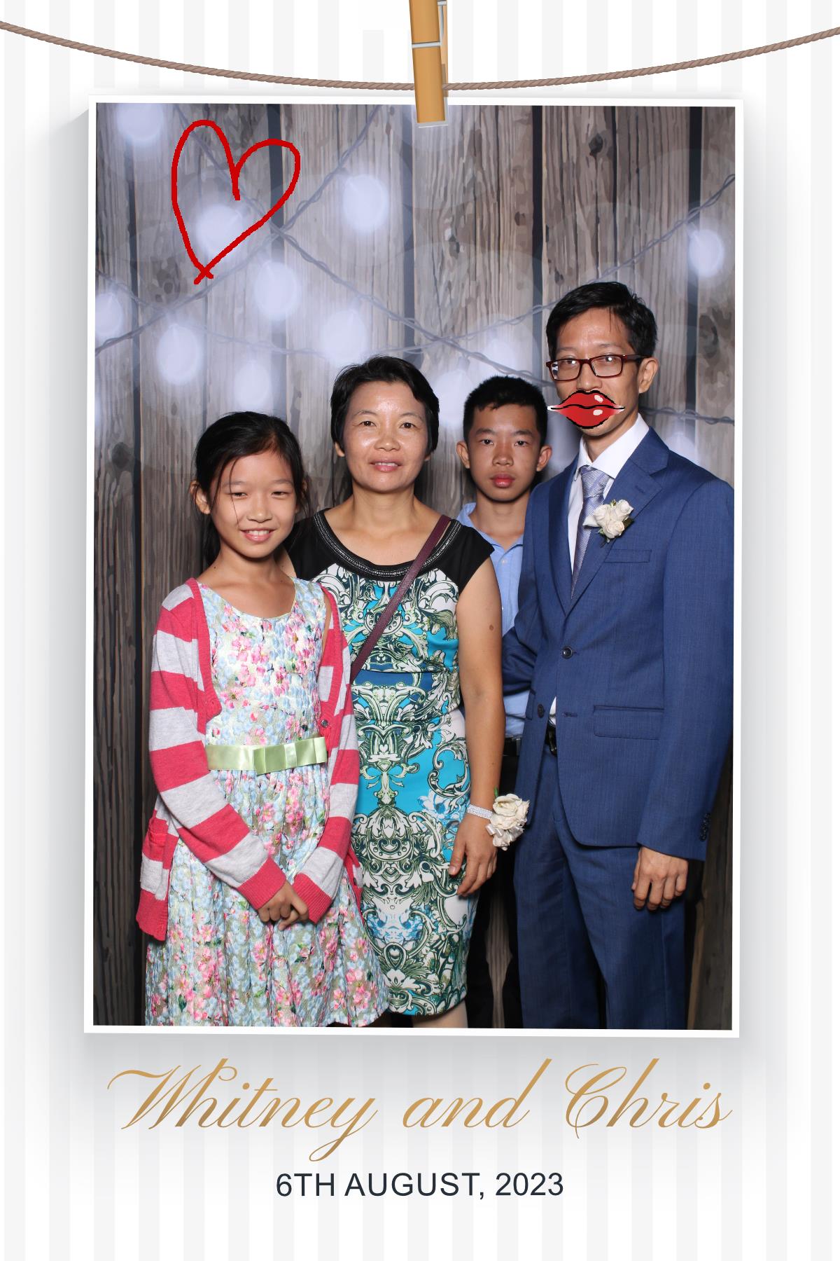 Whitney & Chris  | View more photos from the event at gallery.myselfiemirror.ca/u/romanmyselfiemirrorca/Whitney-Chris