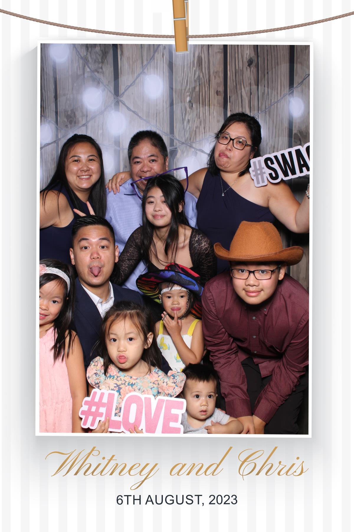 Whitney & Chris  | View more photos from the event at gallery.myselfiemirror.ca/u/romanmyselfiemirrorca/Whitney-Chris