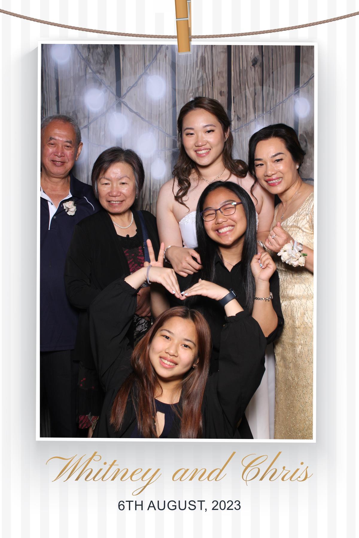 Whitney & Chris  | View more photos from the event at gallery.myselfiemirror.ca/u/romanmyselfiemirrorca/Whitney-Chris