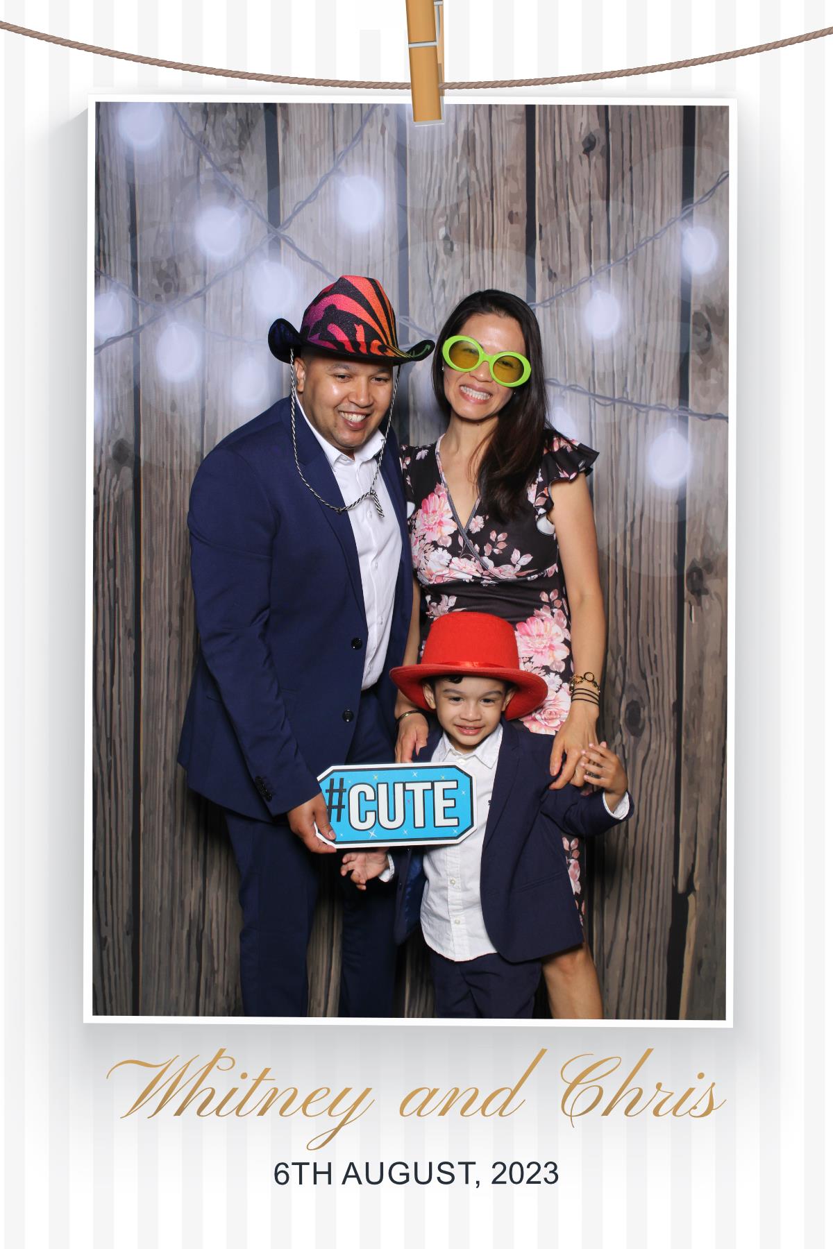 Whitney & Chris  | View more photos from the event at gallery.myselfiemirror.ca/u/romanmyselfiemirrorca/Whitney-Chris