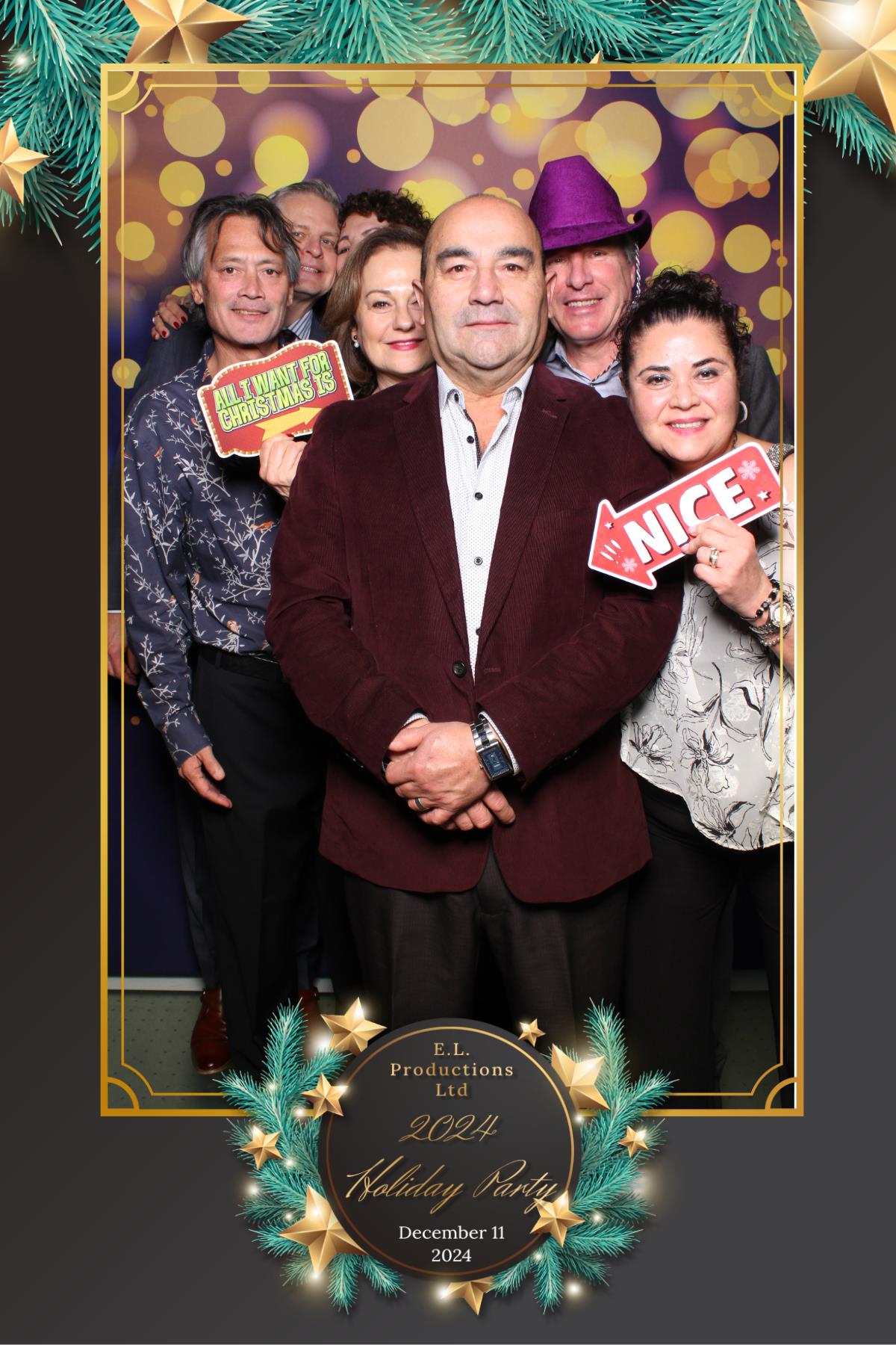 E. L. Productions Ltd Holiday Party | View more photos from the event at gallery.myselfiemirror.ca/u/romanmyselfiemirrorca/E-L-Productions-Ltd-Holiday-Party