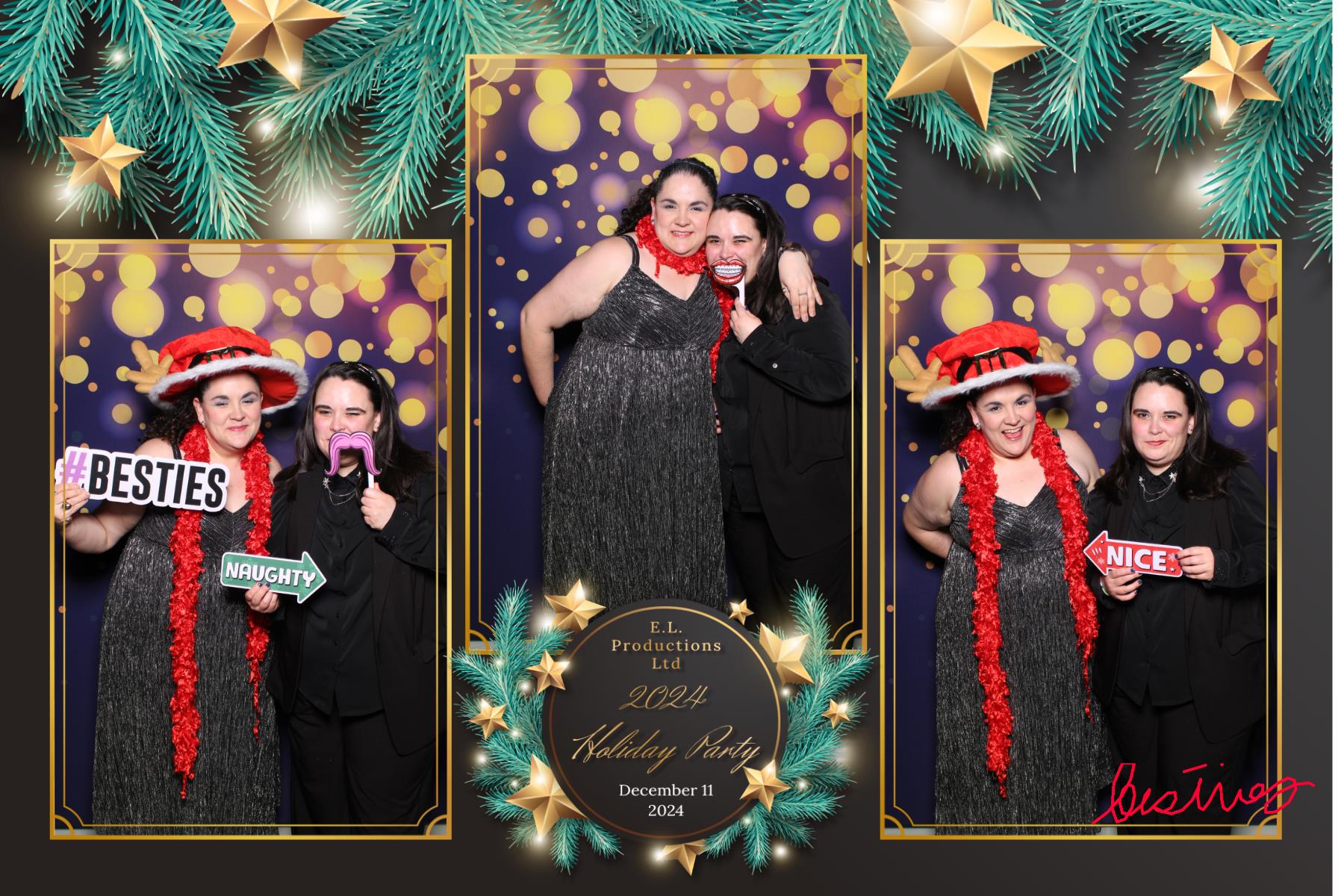 E. L. Productions Ltd Holiday Party | View more photos from the event at gallery.myselfiemirror.ca/u/romanmyselfiemirrorca/E-L-Productions-Ltd-Holiday-Party