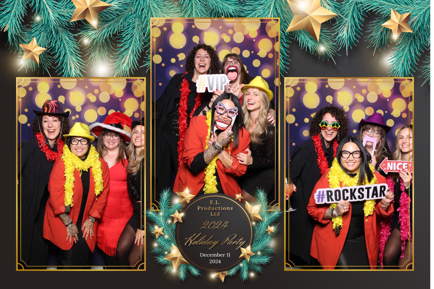 E. L. Productions Ltd Holiday Party | View more photos from the event at gallery.myselfiemirror.ca/u/romanmyselfiemirrorca/E-L-Productions-Ltd-Holiday-Party