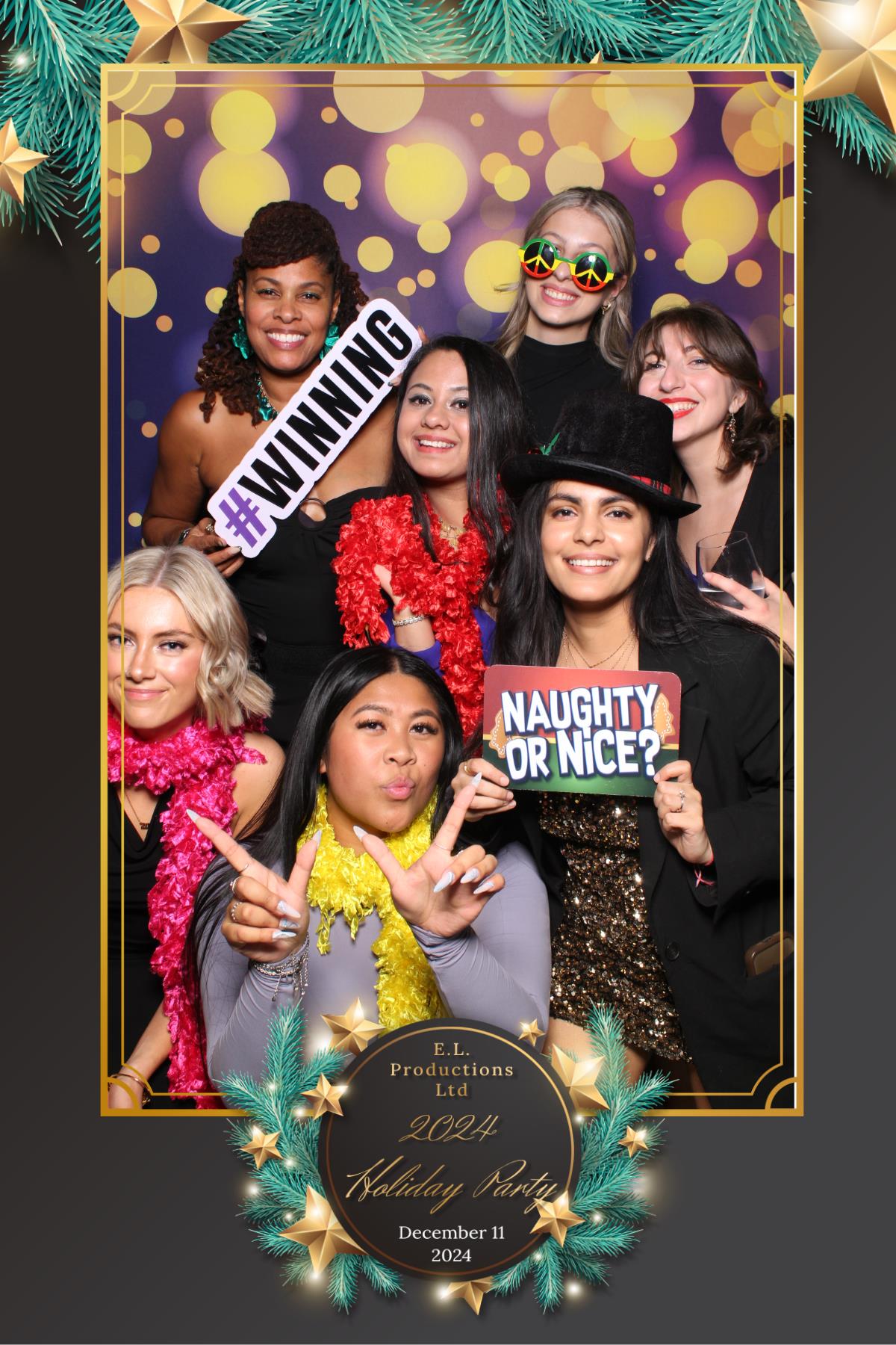 E. L. Productions Ltd Holiday Party | View more photos from the event at gallery.myselfiemirror.ca/u/romanmyselfiemirrorca/E-L-Productions-Ltd-Holiday-Party