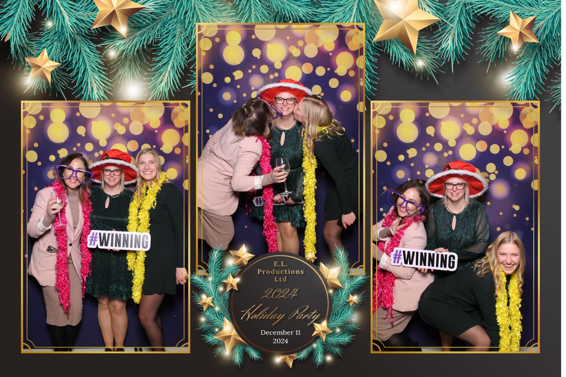 E. L. Productions Ltd Holiday Party | View more photos from the event at gallery.myselfiemirror.ca/u/romanmyselfiemirrorca/E-L-Productions-Ltd-Holiday-Party