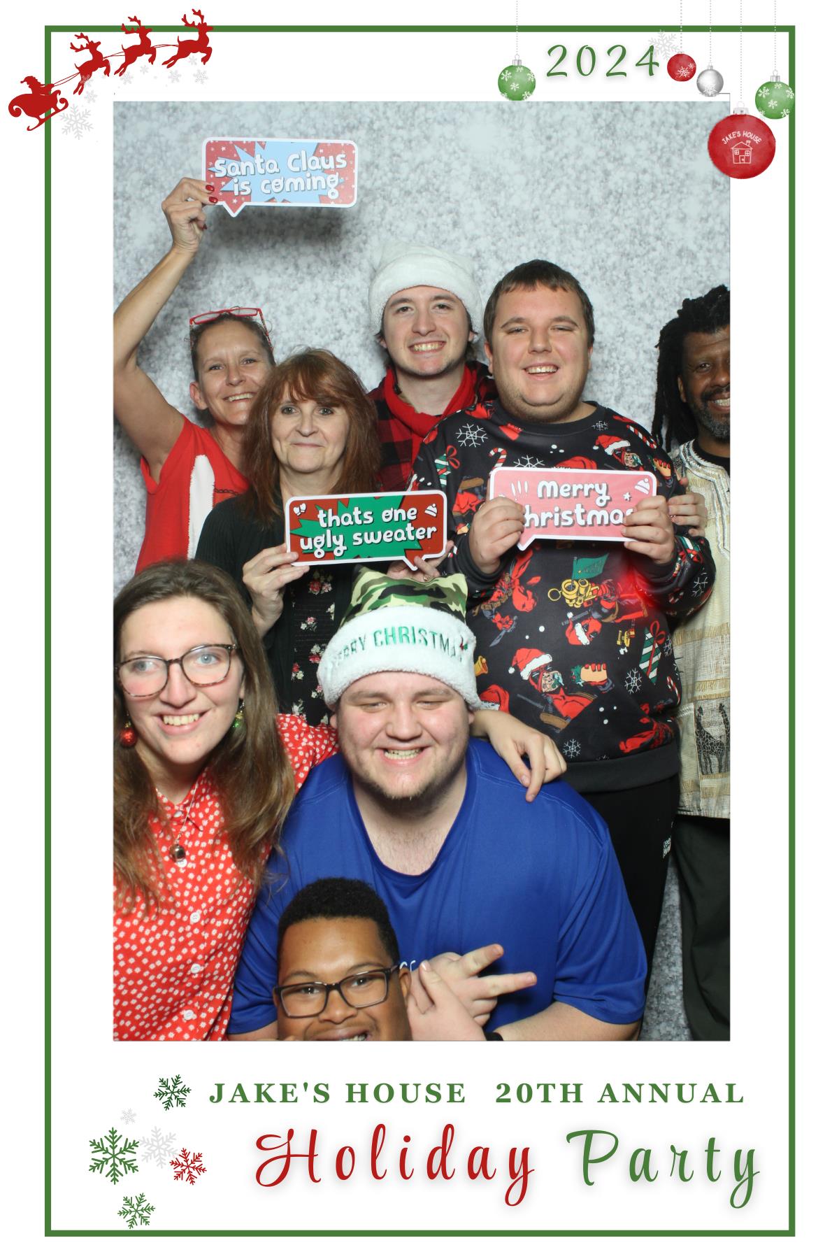 Jake's House 20th Annual Holiday Party | View more photos from the event at gallery.myselfiemirror.ca/u/romanmyselfiemirrorca/Jakes-House-20th-Annual-Holiday-Party