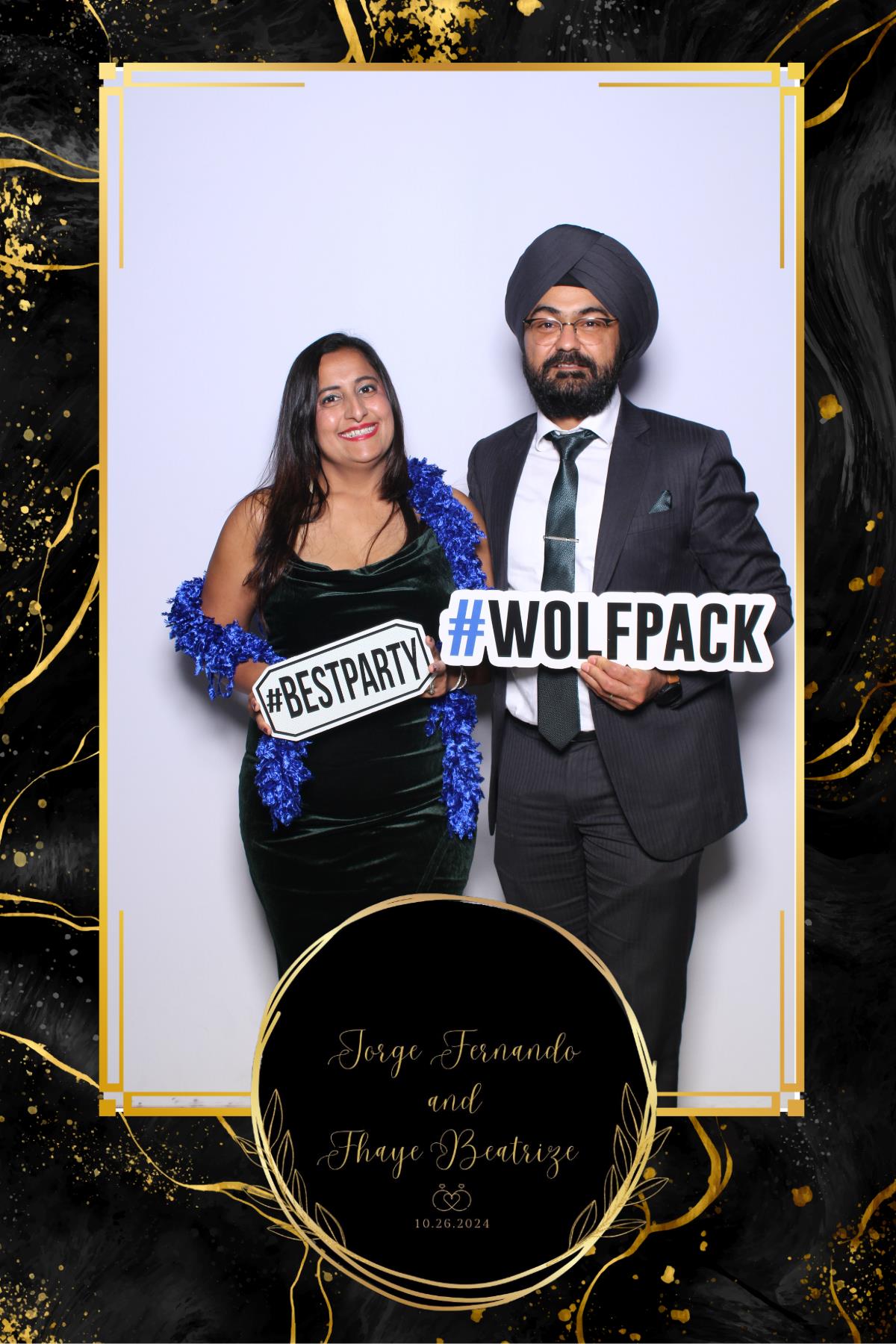 Jorge & Fhaye | View more photos from the event at gallery.myselfiemirror.ca/u/romanmyselfiemirrorca/Jorge-Fhaye