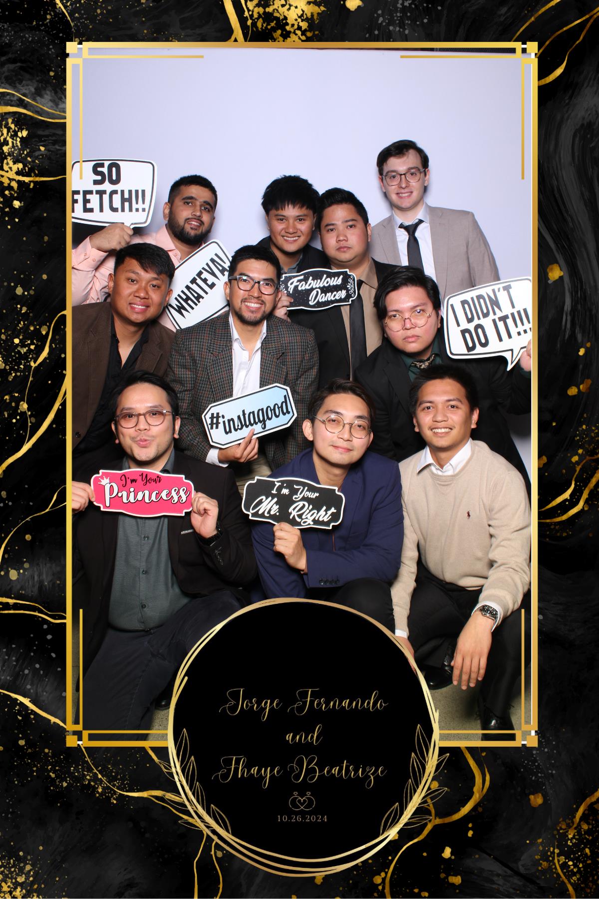 Jorge & Fhaye | View more photos from the event at gallery.myselfiemirror.ca/u/romanmyselfiemirrorca/Jorge-Fhaye