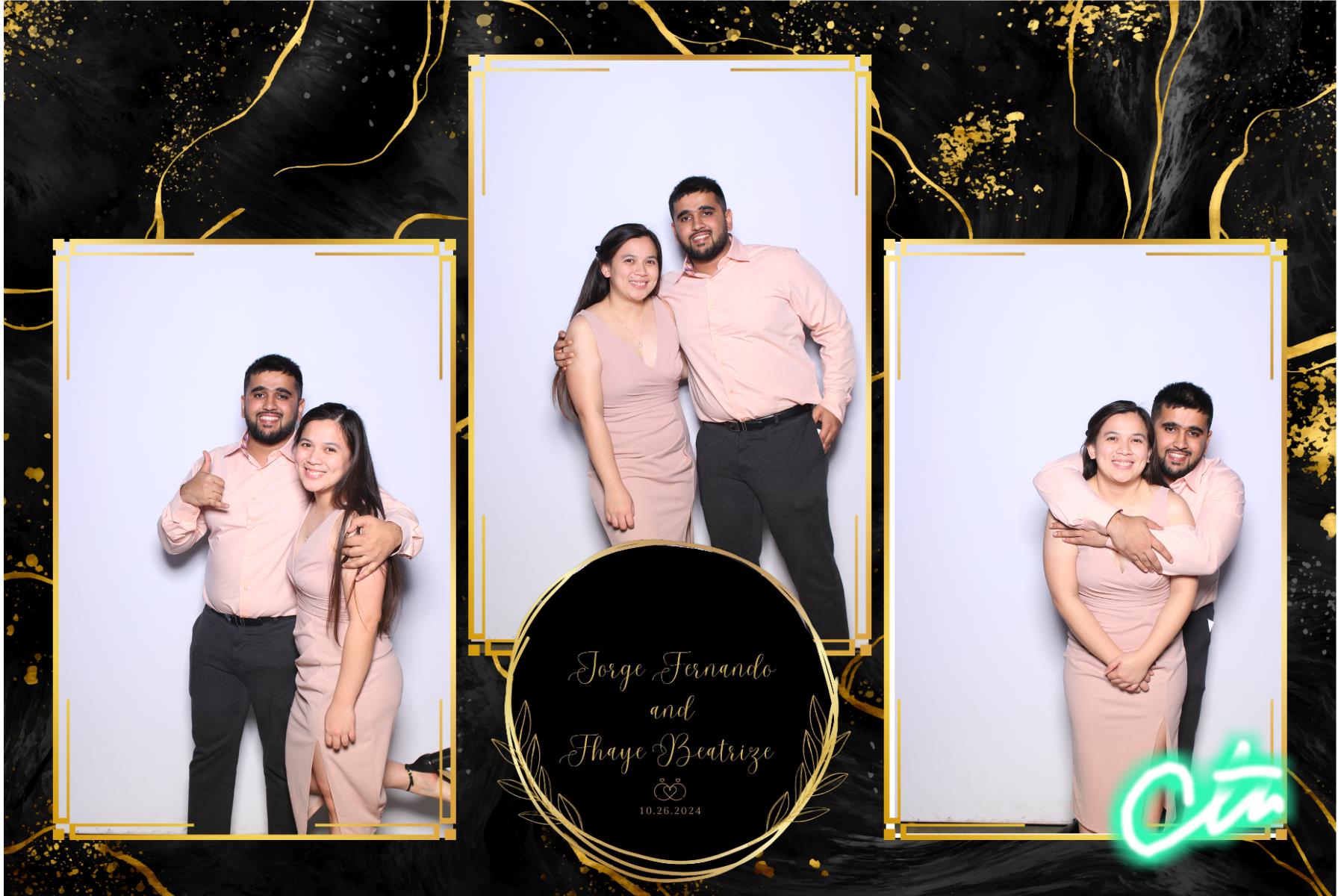 Jorge & Fhaye | View more photos from the event at gallery.myselfiemirror.ca/u/romanmyselfiemirrorca/Jorge-Fhaye