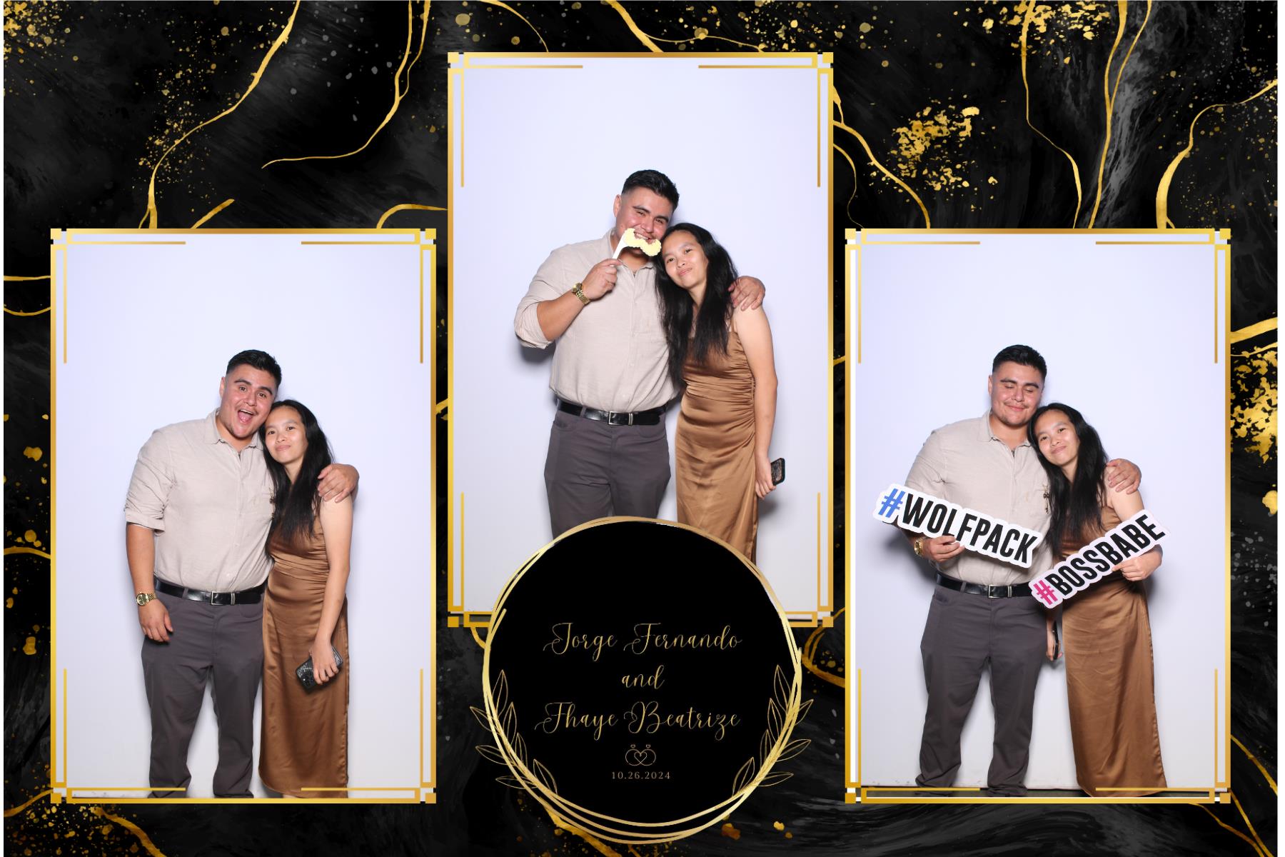 Jorge & Fhaye | View more photos from the event at gallery.myselfiemirror.ca/u/romanmyselfiemirrorca/Jorge-Fhaye