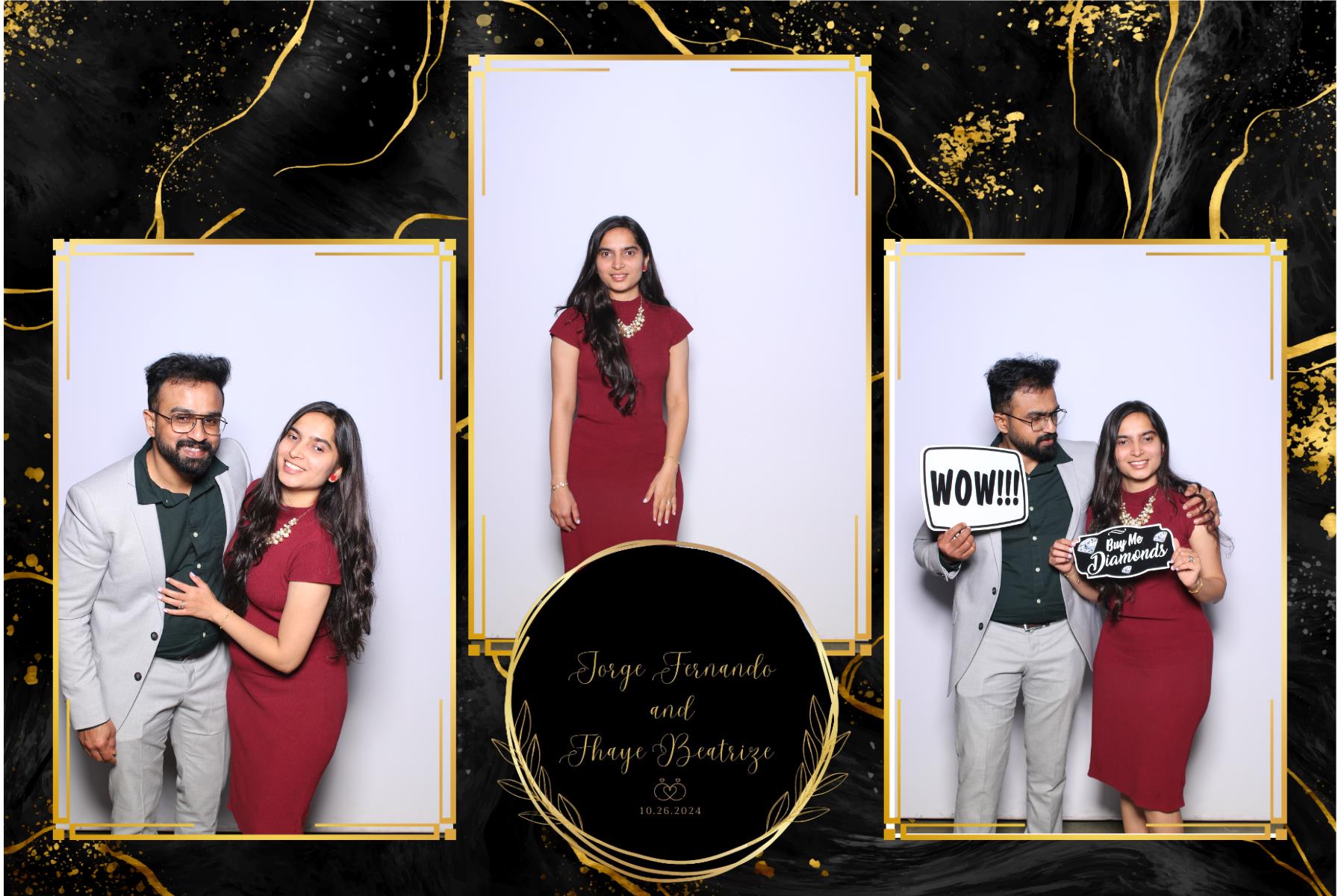 Jorge & Fhaye | View more photos from the event at gallery.myselfiemirror.ca/u/romanmyselfiemirrorca/Jorge-Fhaye