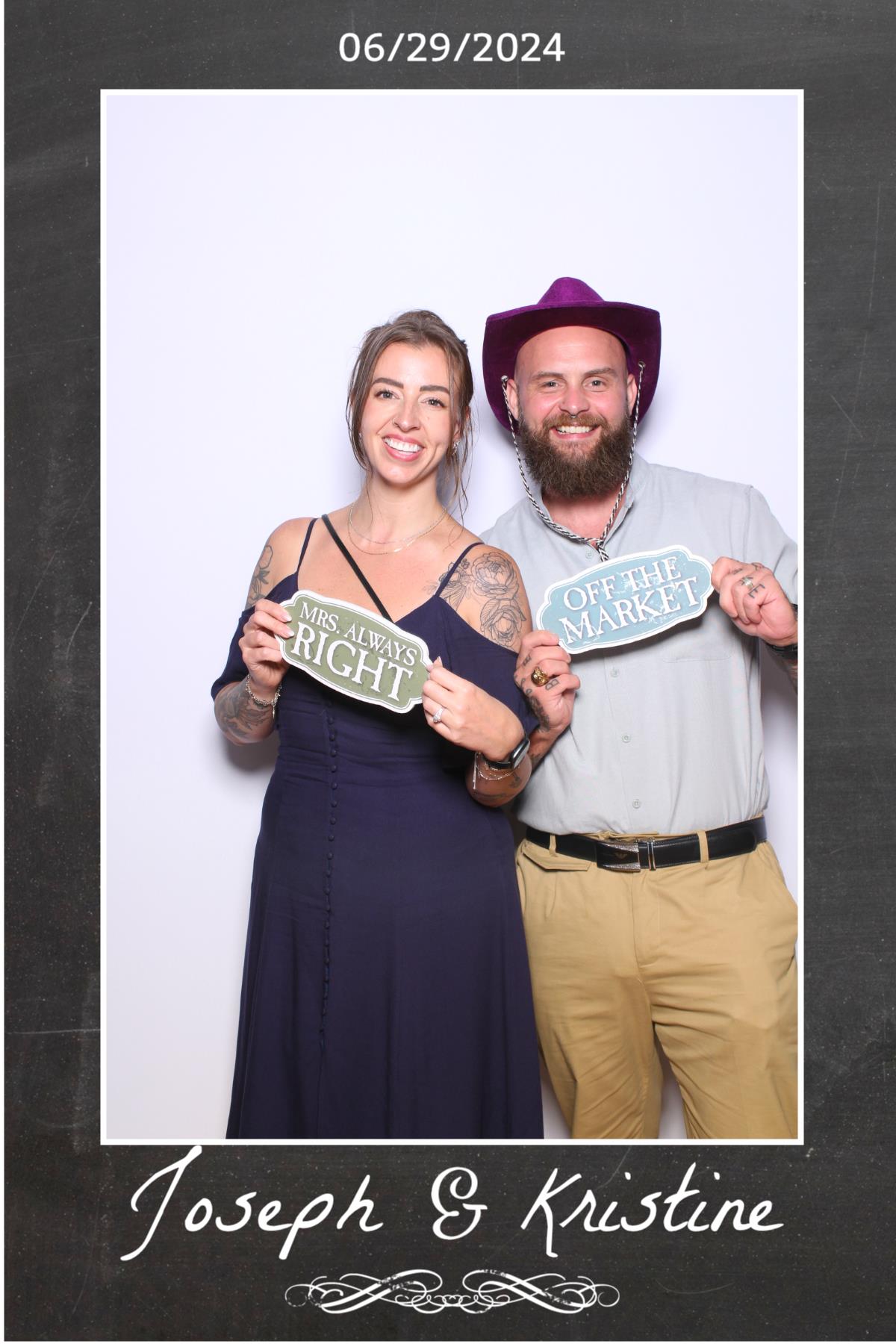 Joseph & Kristine | View more photos from the event at gallery.myselfiemirror.ca/u/romanmyselfiemirrorca/Joseph-Kristine