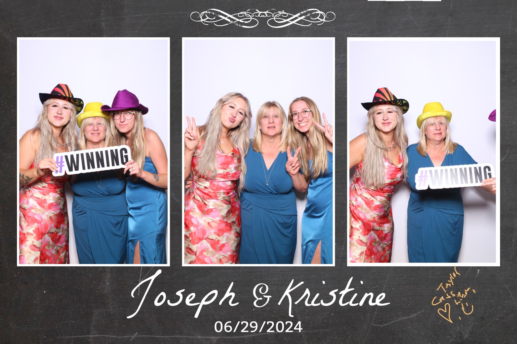 Joseph & Kristine | View more photos from the event at gallery.myselfiemirror.ca/u/romanmyselfiemirrorca/Joseph-Kristine