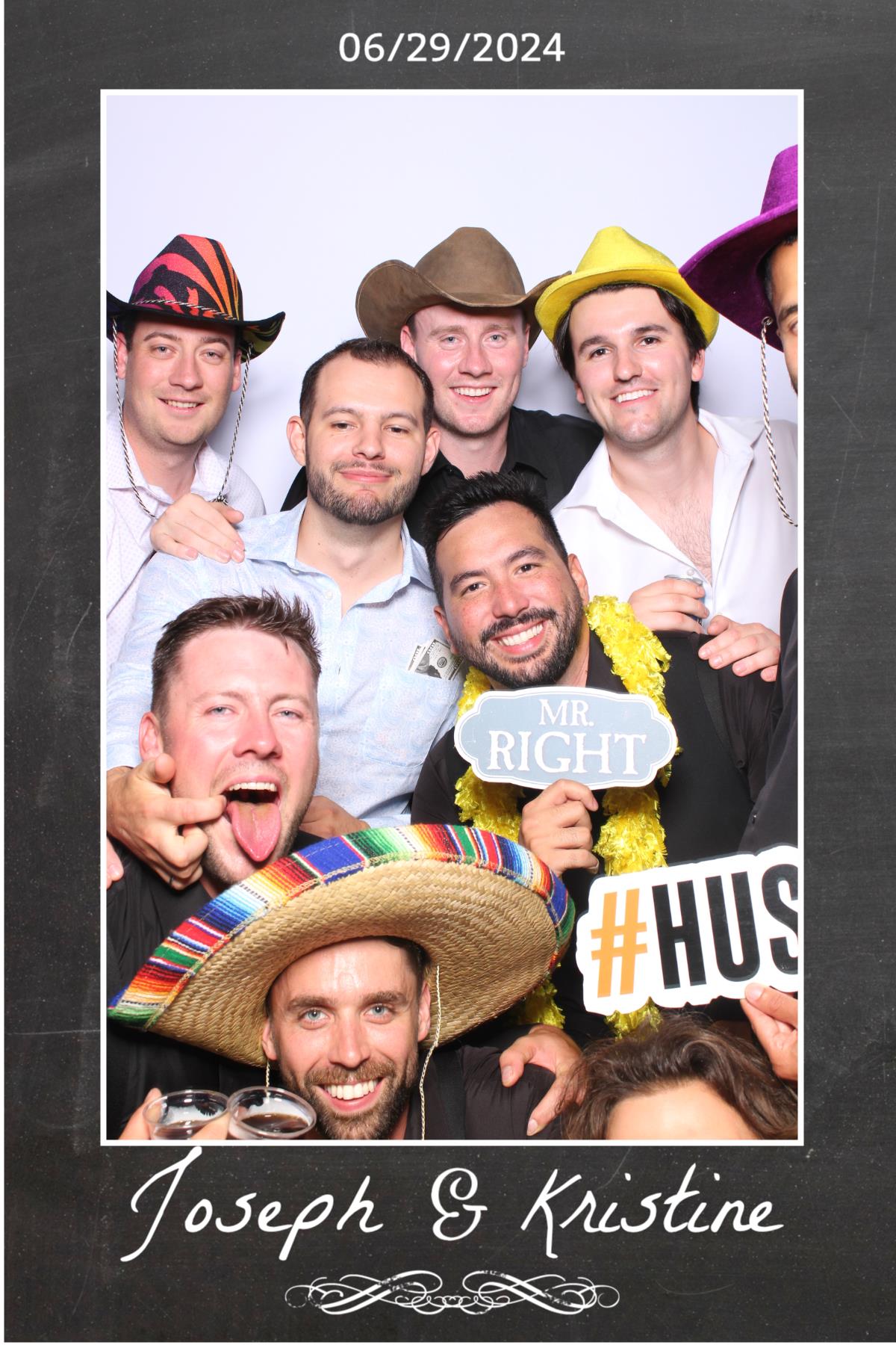 Joseph & Kristine | View more photos from the event at gallery.myselfiemirror.ca/u/romanmyselfiemirrorca/Joseph-Kristine