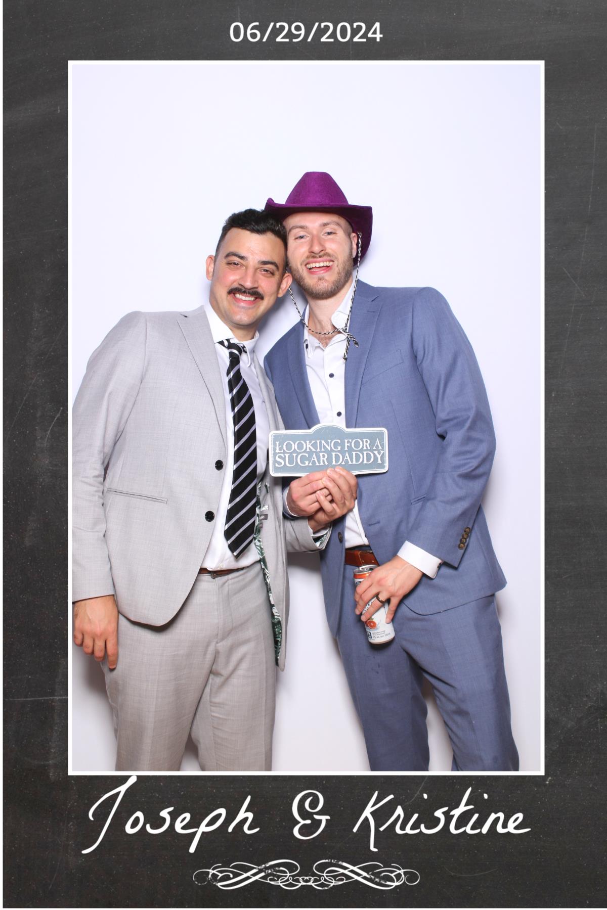 Joseph & Kristine | View more photos from the event at gallery.myselfiemirror.ca/u/romanmyselfiemirrorca/Joseph-Kristine