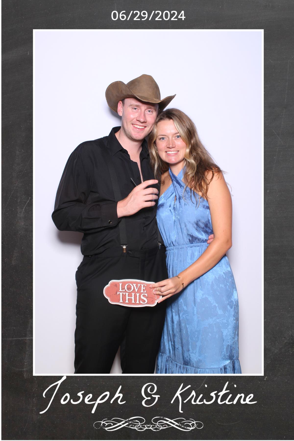 Joseph & Kristine | View more photos from the event at gallery.myselfiemirror.ca/u/romanmyselfiemirrorca/Joseph-Kristine