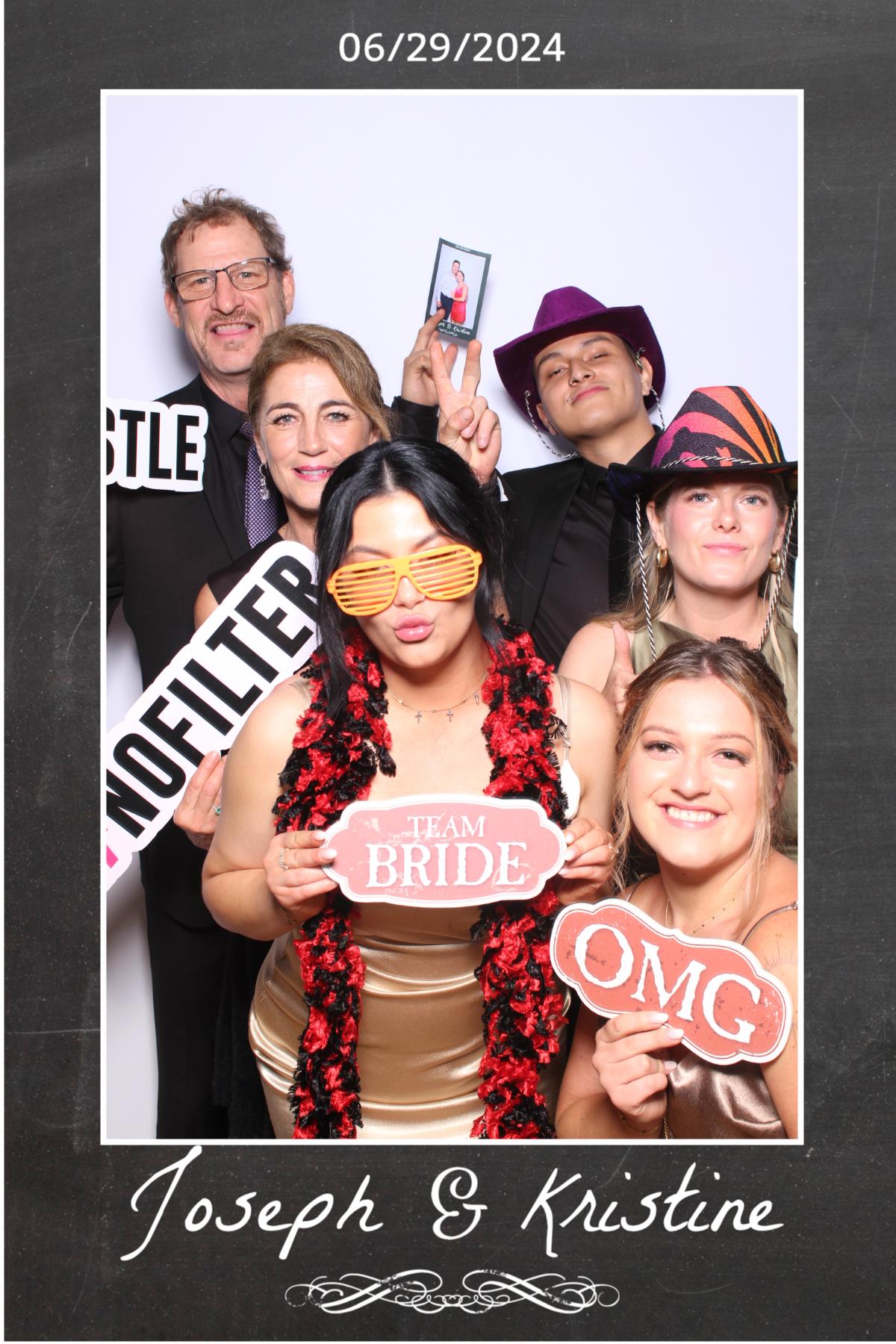 Joseph & Kristine | View more photos from the event at gallery.myselfiemirror.ca/u/romanmyselfiemirrorca/Joseph-Kristine