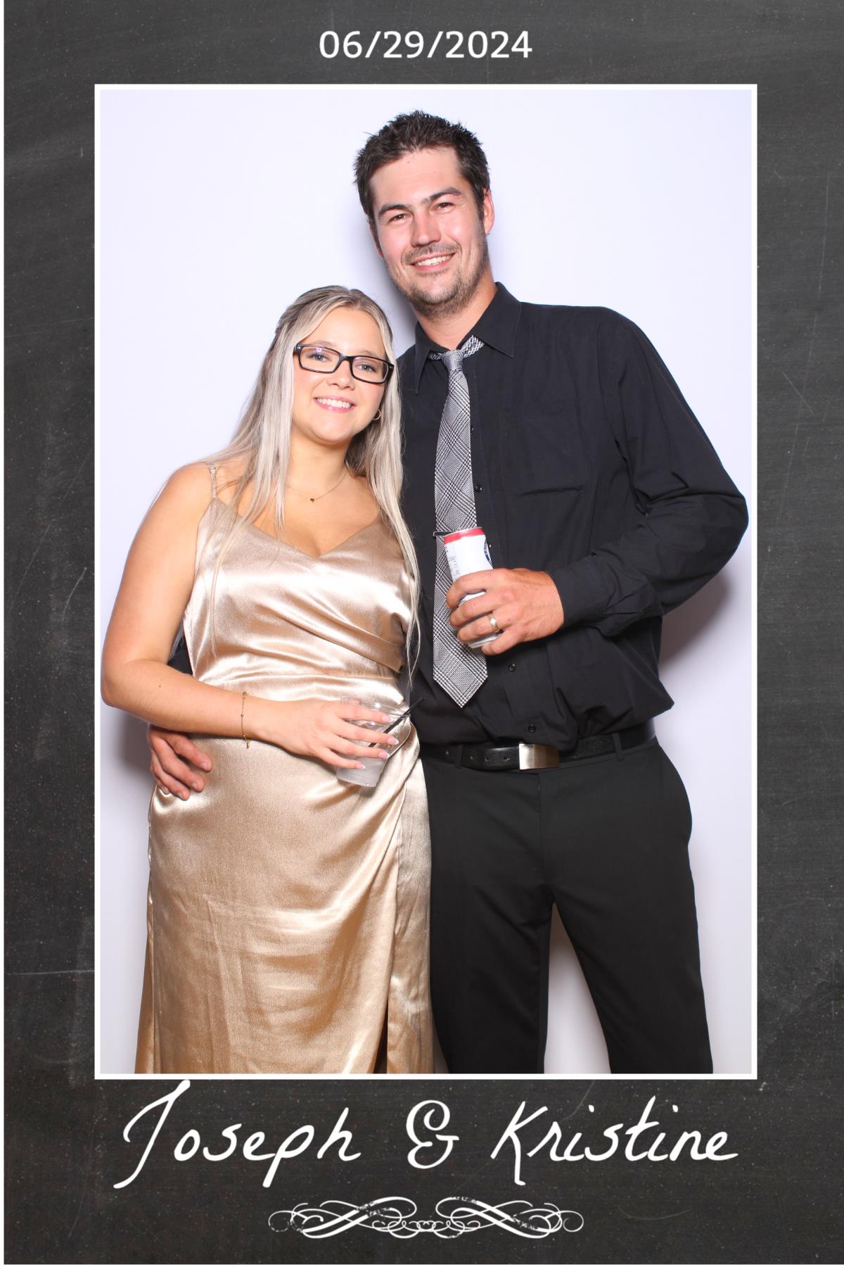 Joseph & Kristine | View more photos from the event at gallery.myselfiemirror.ca/u/romanmyselfiemirrorca/Joseph-Kristine