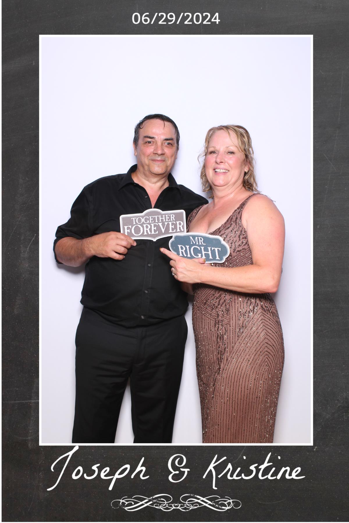 Joseph & Kristine | View more photos from the event at gallery.myselfiemirror.ca/u/romanmyselfiemirrorca/Joseph-Kristine