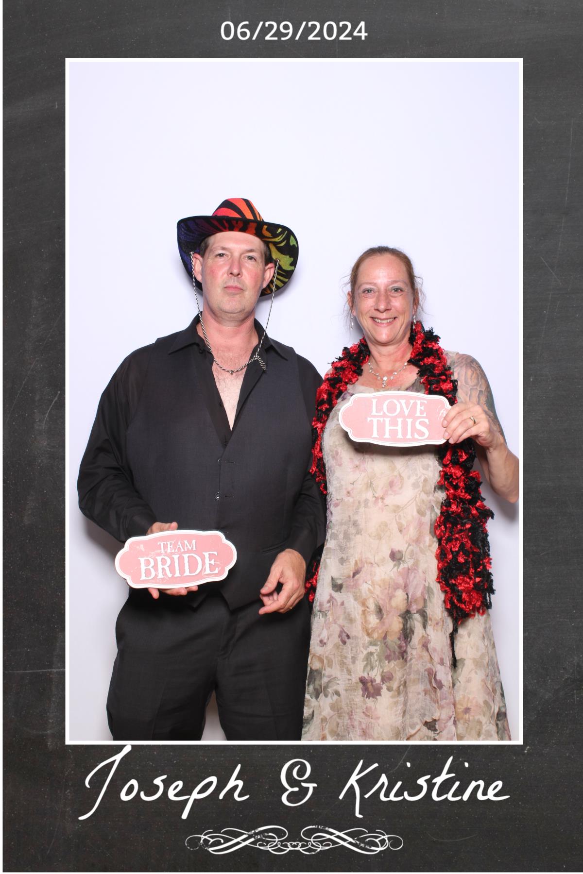 Joseph & Kristine | View more photos from the event at gallery.myselfiemirror.ca/u/romanmyselfiemirrorca/Joseph-Kristine